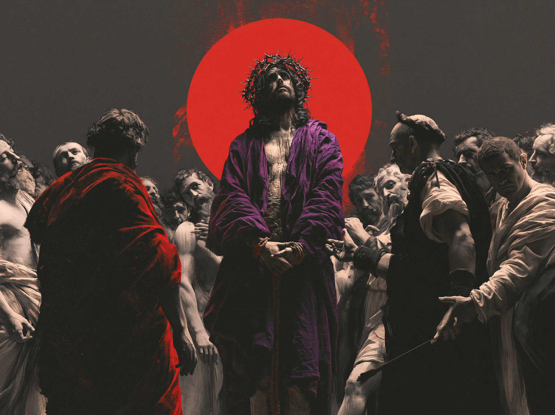 Ecce Homo — Rouge du sacrifice · Paysage n° 9 — aperçu de la finition sélectionnée