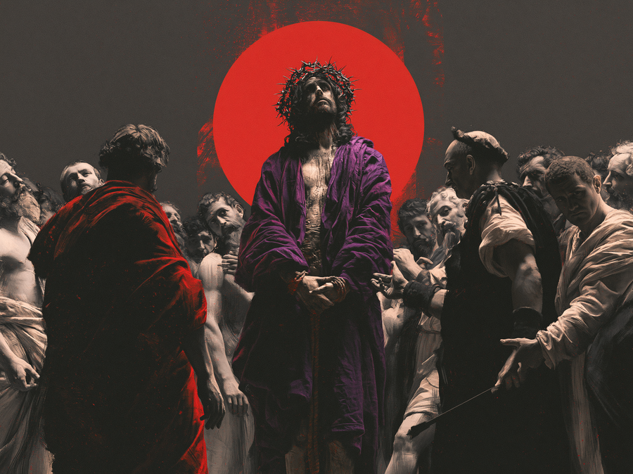 Ecce Homo — Rouge du sacrifice · Paysage n° 9