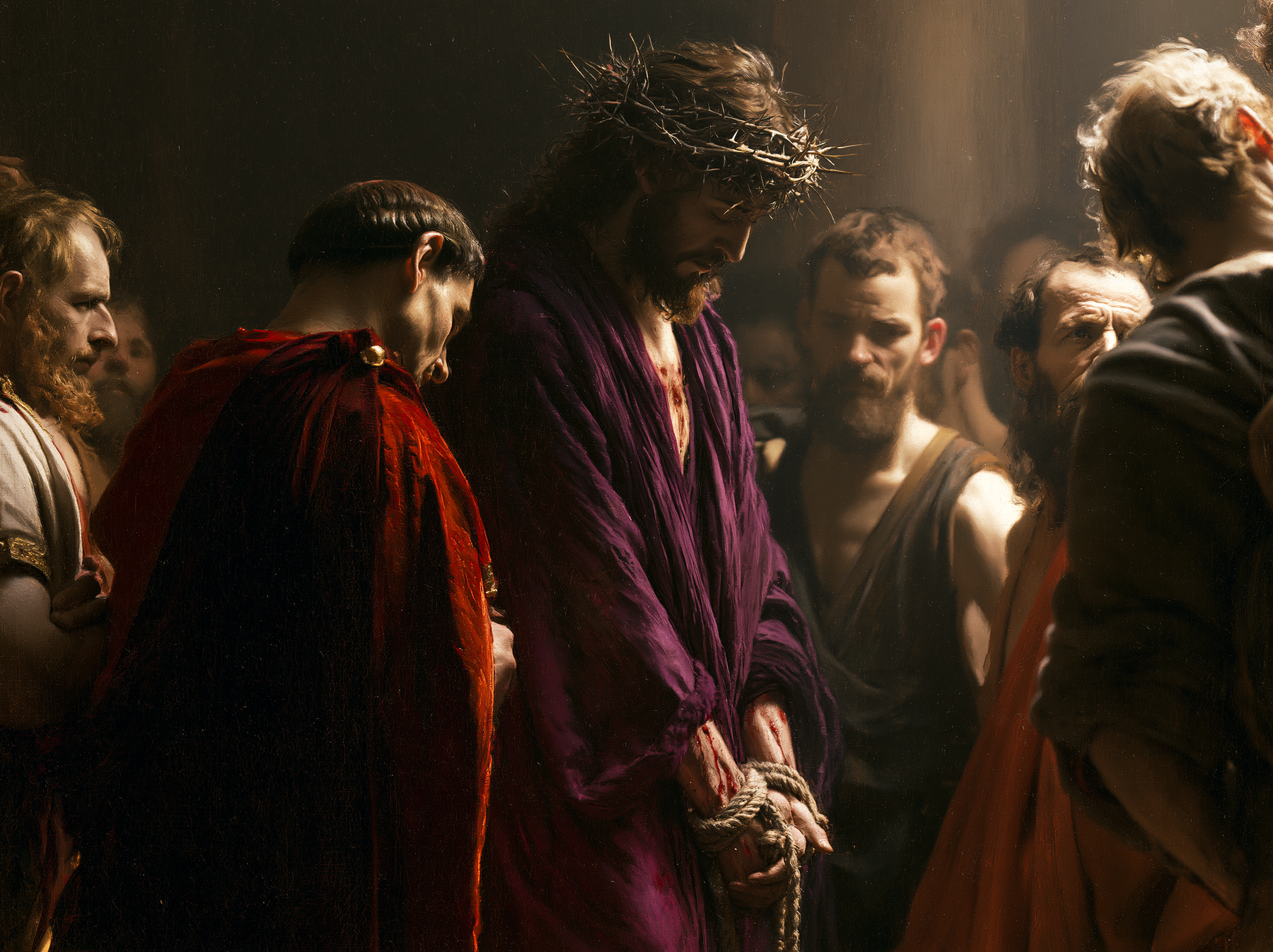 Ecce Homo — Rouge du sacrifice · Paysage n° 12 — aperçu de la finition sélectionnée