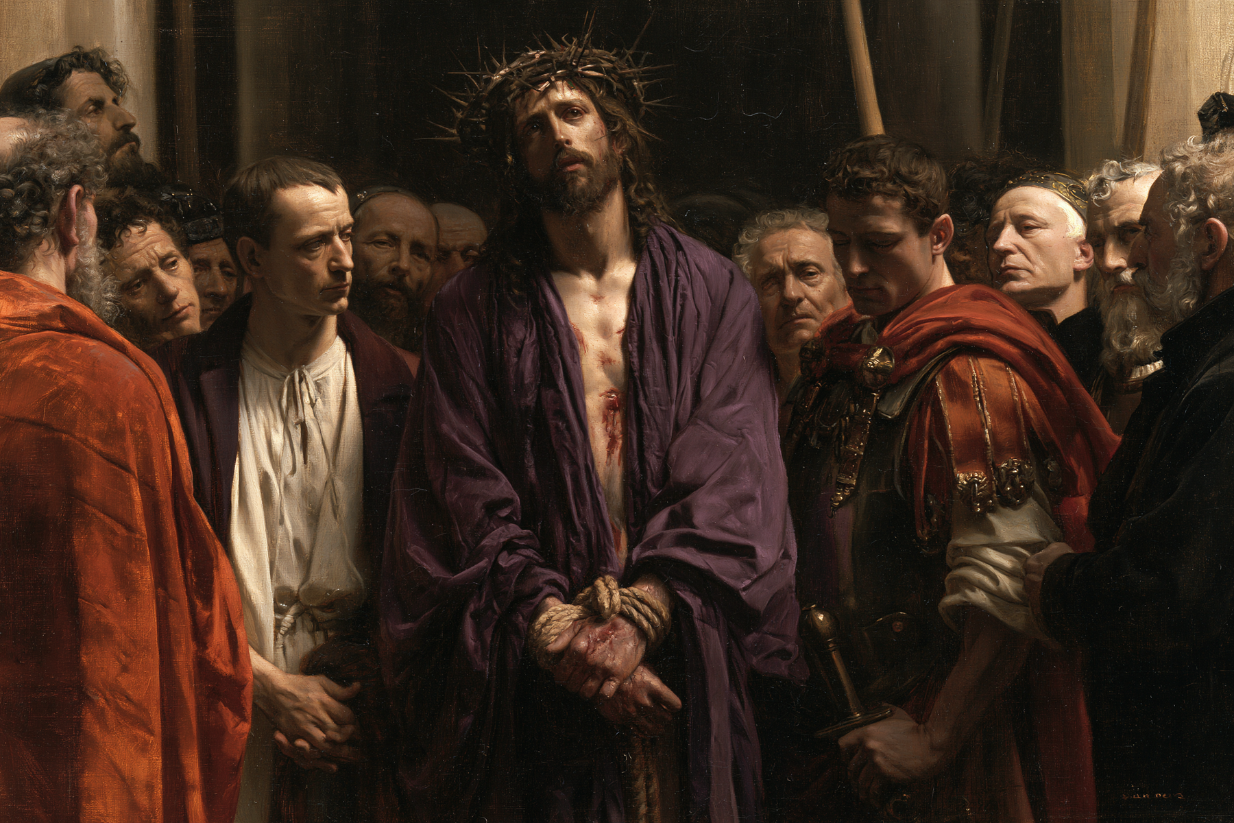 Ecce Homo — Rouge du sacrifice · Paysage n° 13 — aperçu de la finition sélectionnée