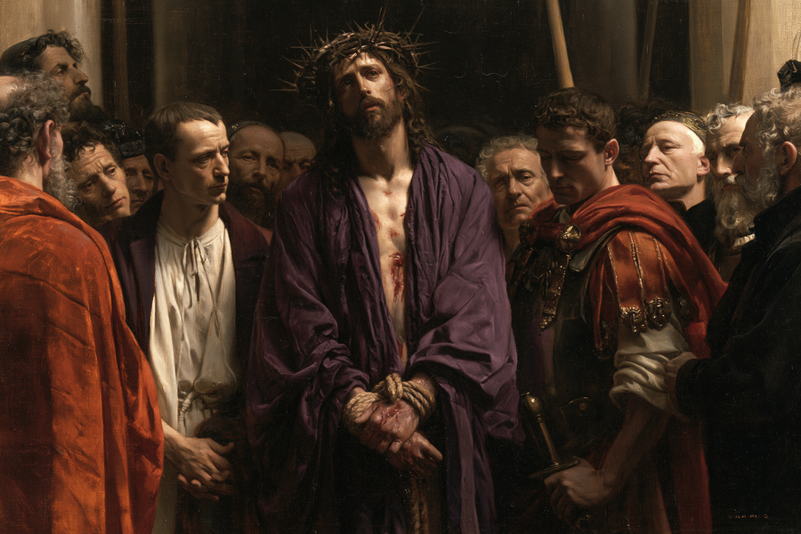 Ecce Homo — Rouge du sacrifice · Paysage n° 13