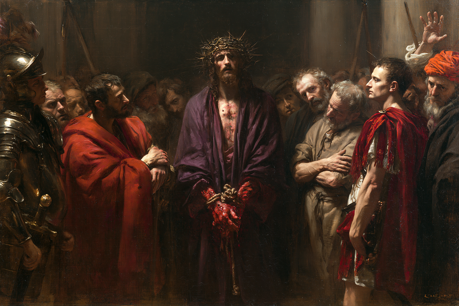 Ecce Homo — Rouge du sacrifice · Paysage n° 14