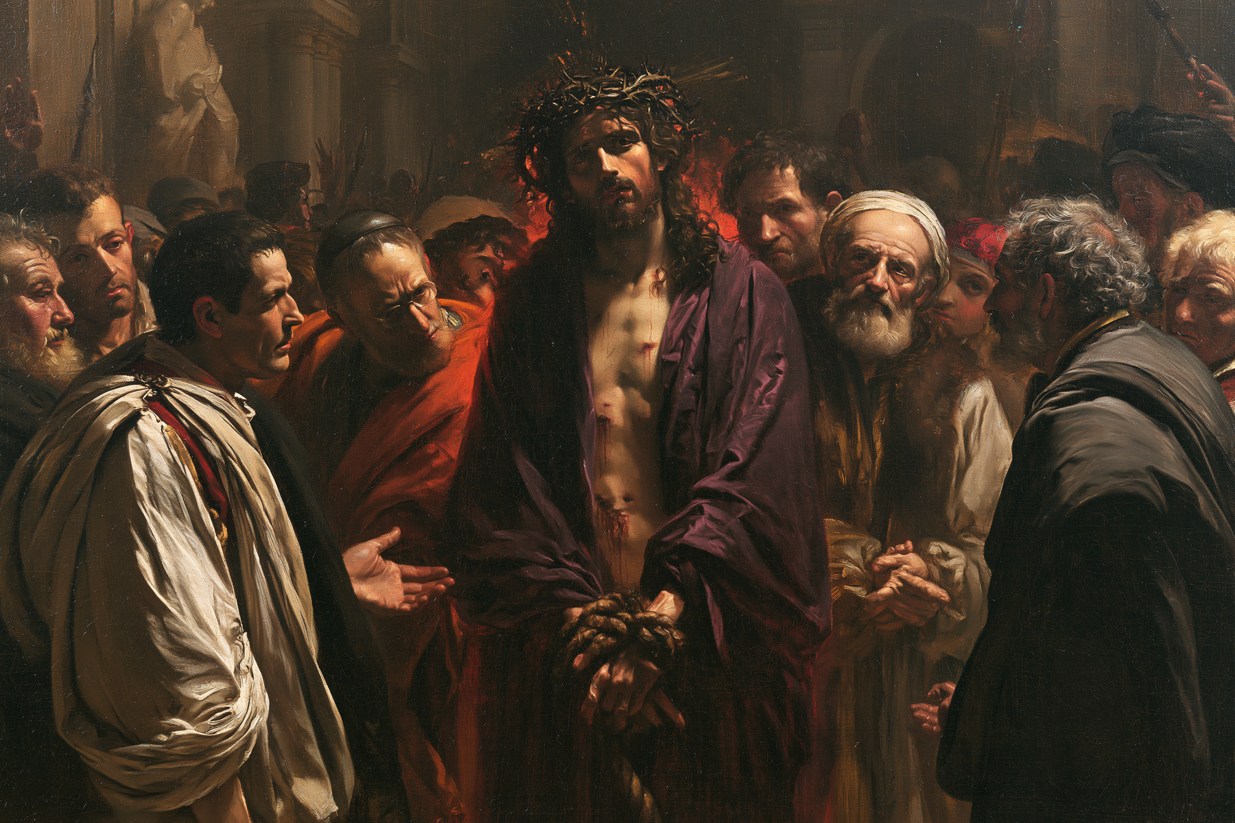 Ecce Homo — Rouge du sacrifice · Paysage n° 15 — aperçu de la finition sélectionnée