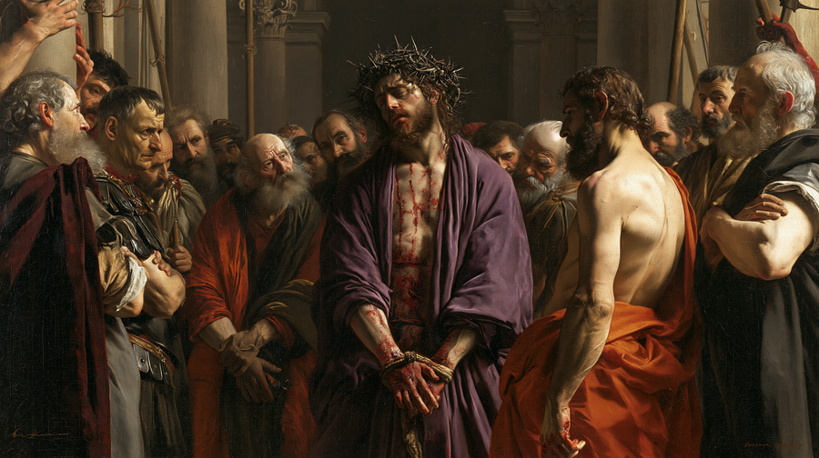 Ecce Homo — Rouge du sacrifice · Paysage n° 17