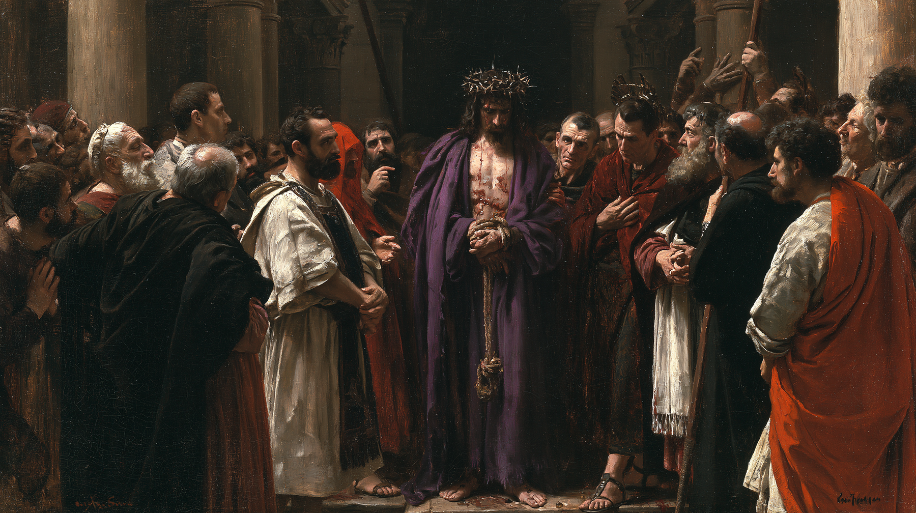 Ecce Homo — Rouge du sacrifice · Paysage n° 20 — aperçu de la finition sélectionnée