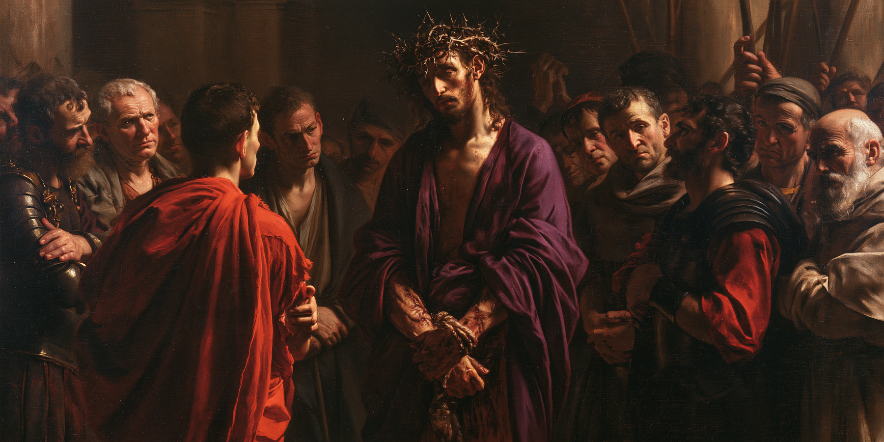 Ecce Homo — Rouge du sacrifice · Paysage n° 24 — aperçu de la finition sélectionnée
