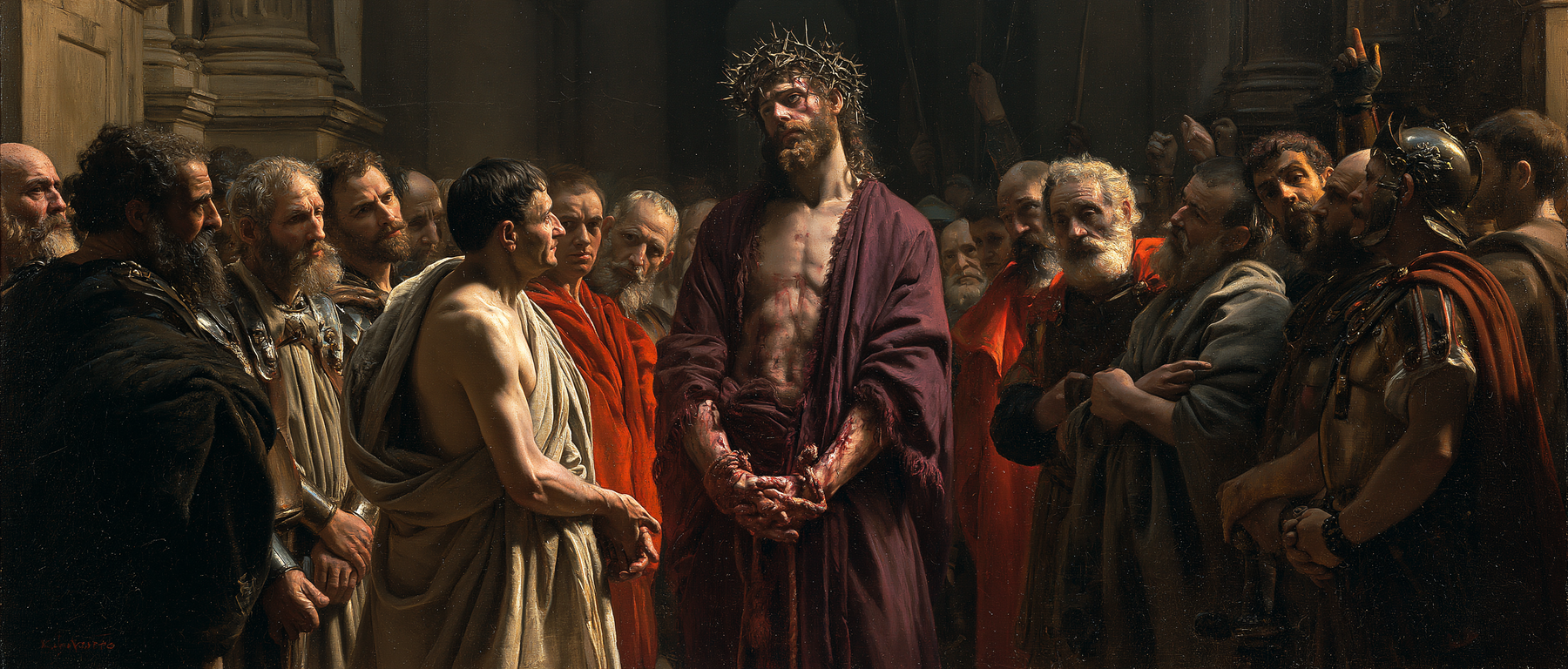 Ecce Homo — Rouge du sacrifice · Paysage n° 25 — aperçu de la finition sélectionnée