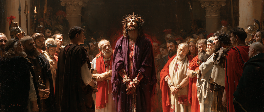 Ecce Homo — Rouge du sacrifice · Paysage n° 28