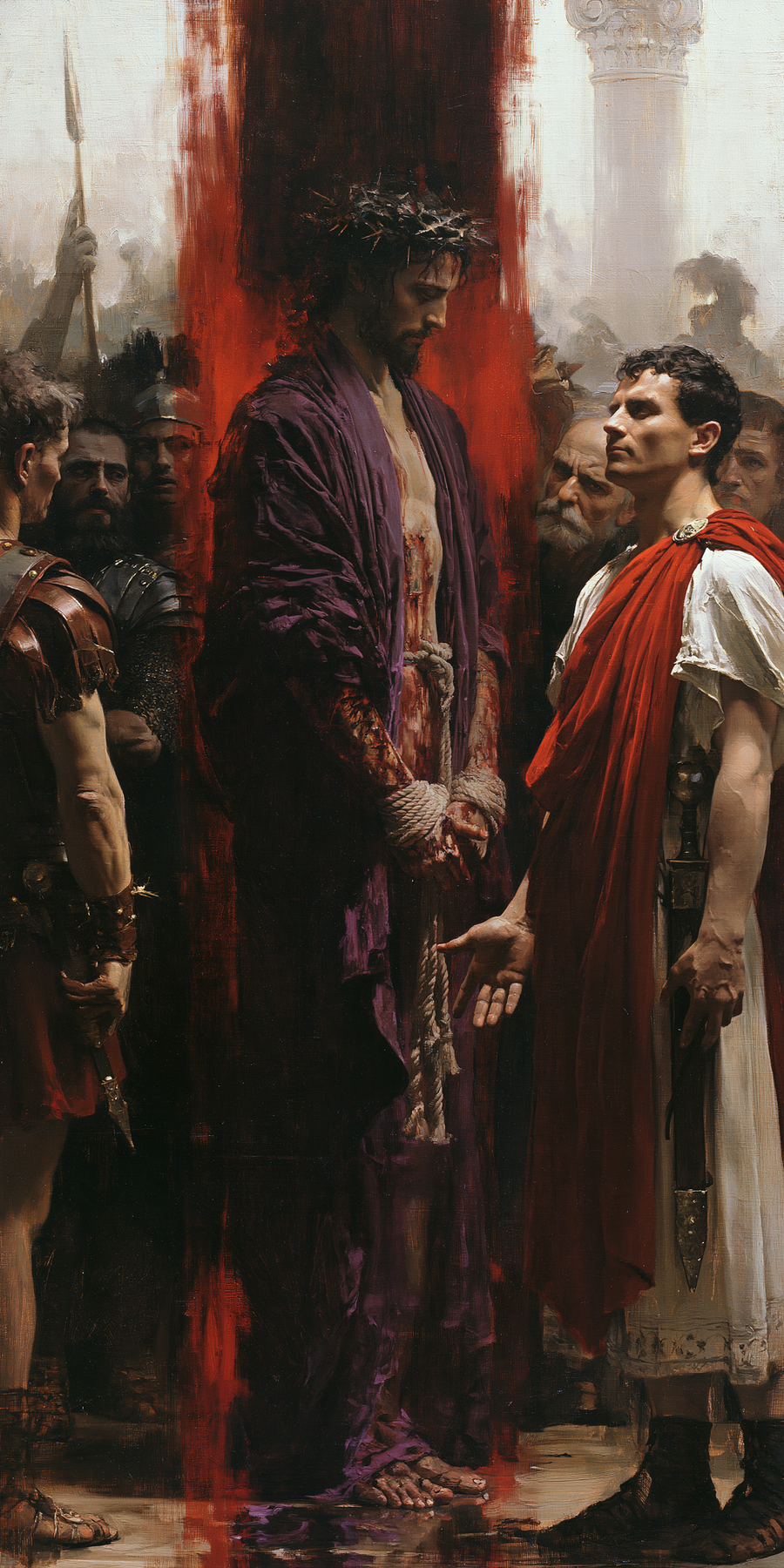 Ecce Homo — Rouge du sacrifice · Portrait n° 3