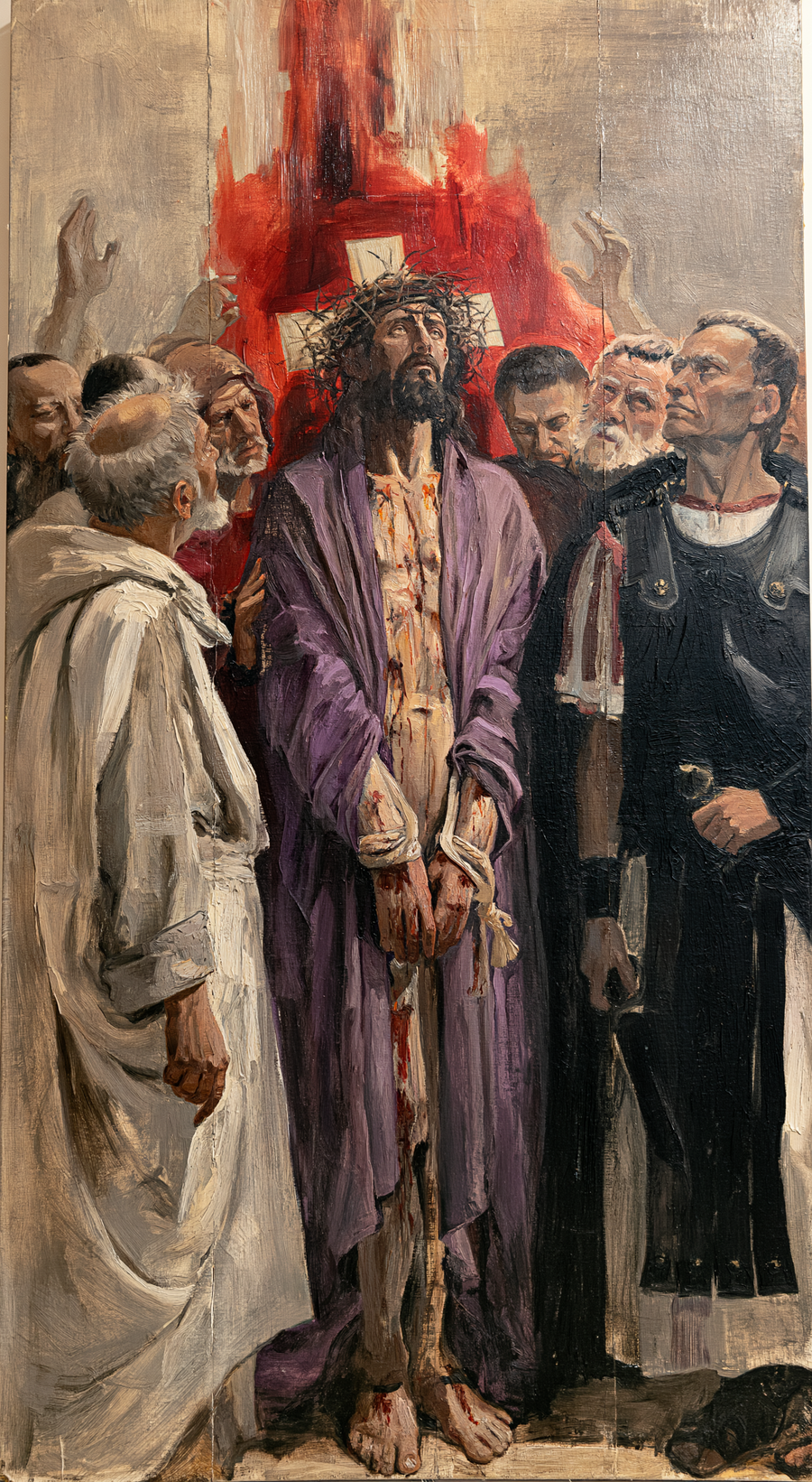Ecce Homo — Rouge du sacrifice · Portrait n° 4
