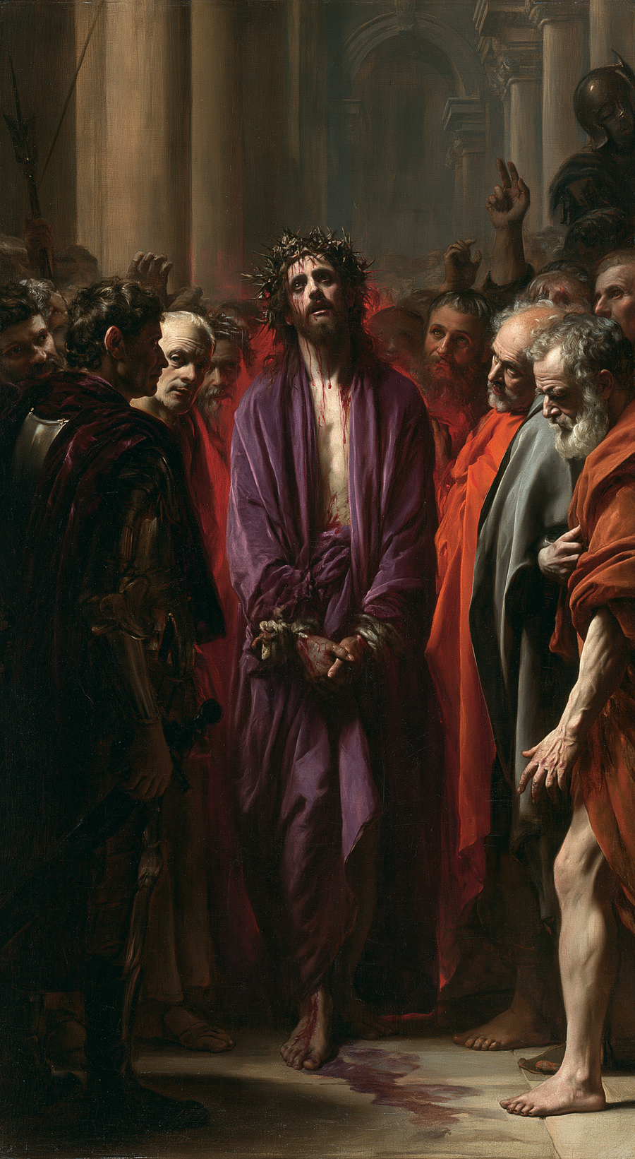 Ecce Homo — Rouge du sacrifice · Portrait n° 6