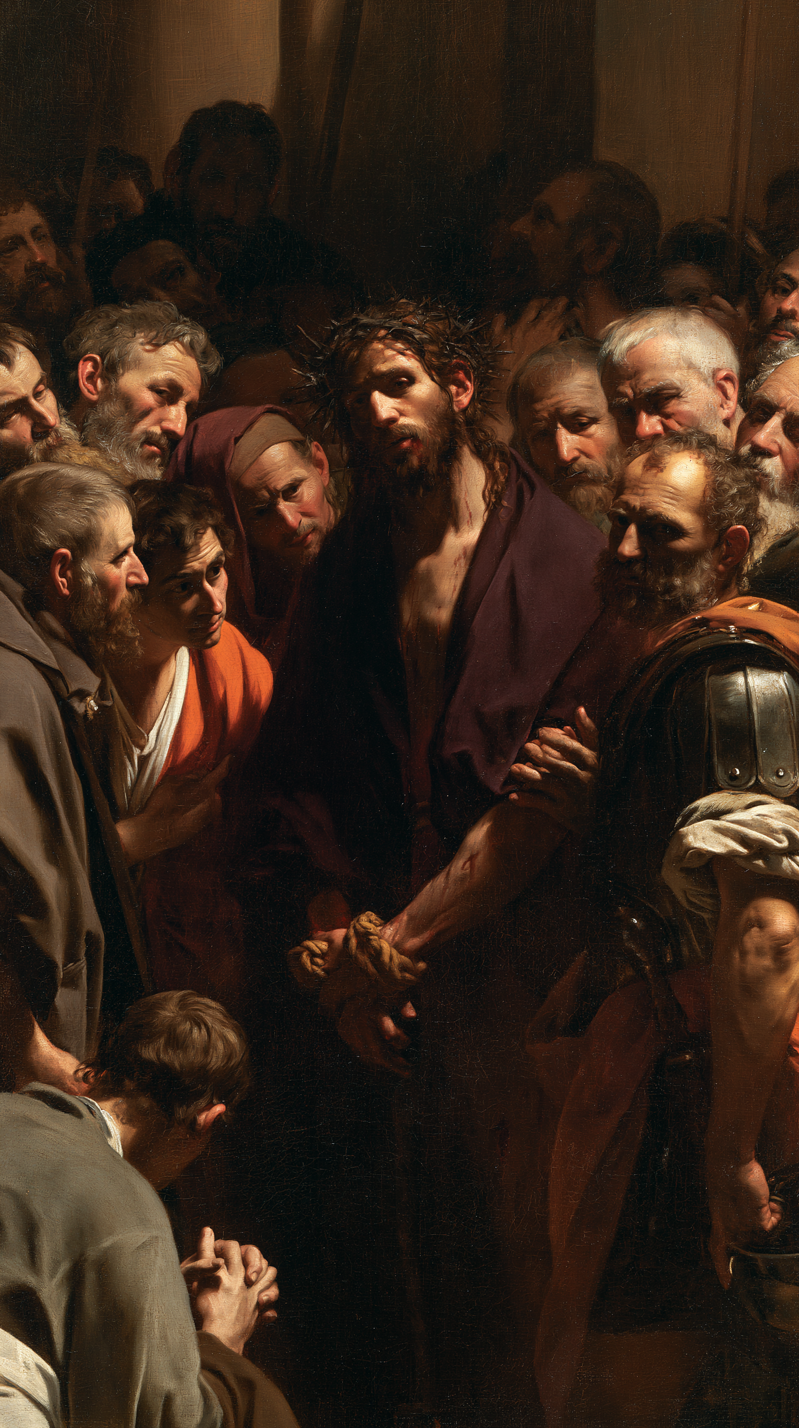 Ecce Homo — Rouge du sacrifice · Portrait n° 8 — aperçu de la finition sélectionnée