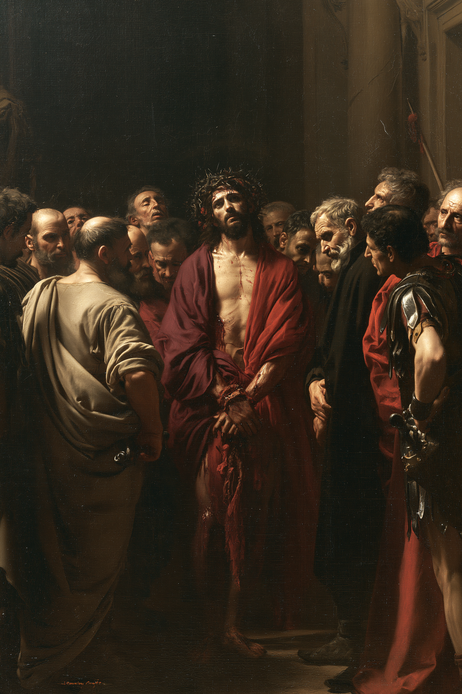 Ecce Homo — Rouge du sacrifice · Portrait n° 12