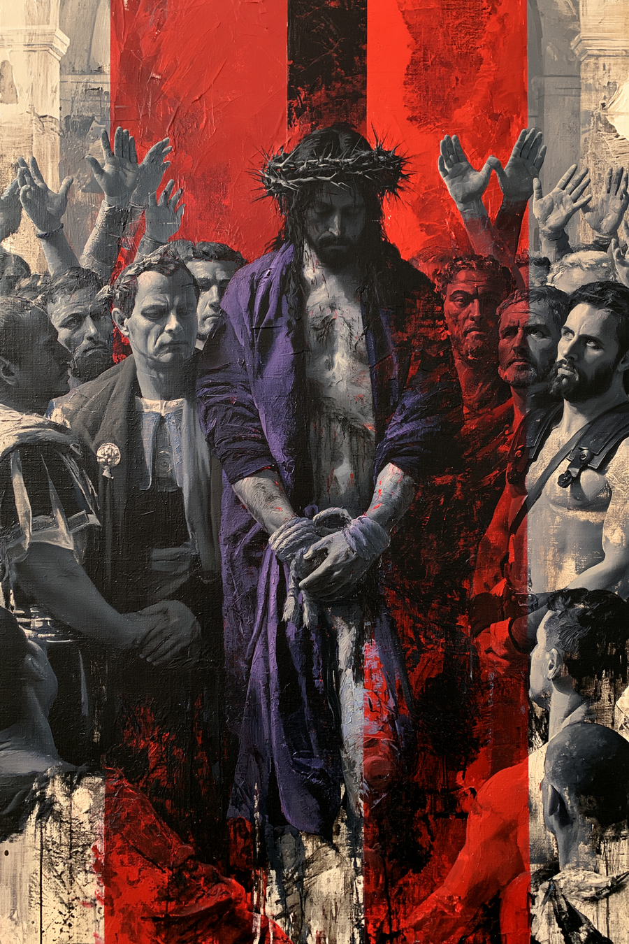 Ecce Homo — Rouge du sacrifice · Portrait n° 13