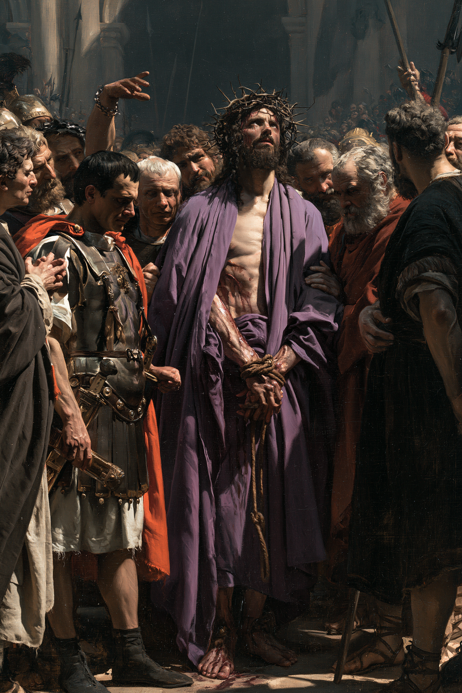 Ecce Homo — Rouge du sacrifice · Portrait n° 15