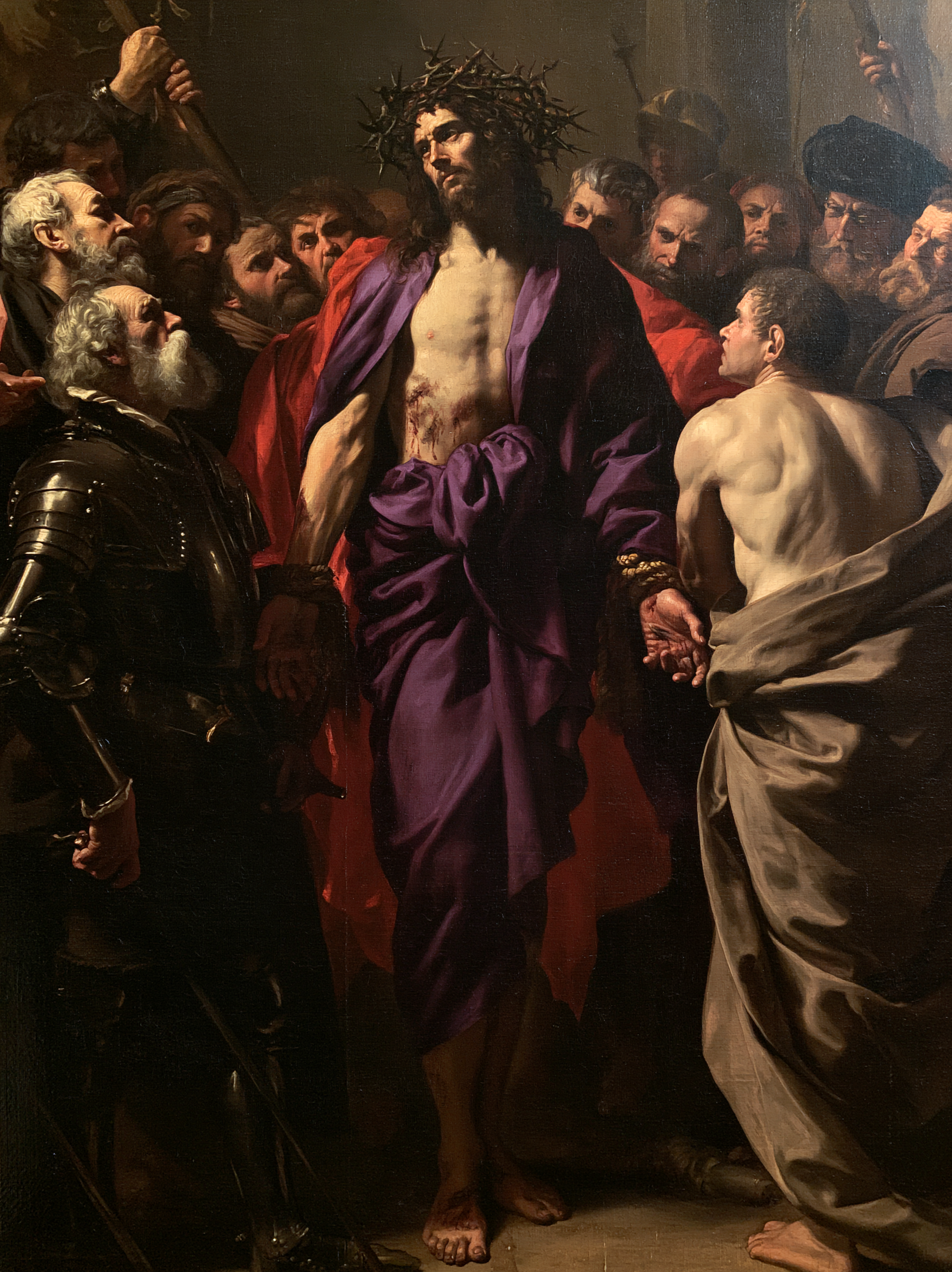 Ecce Homo — Rouge du sacrifice · Portrait n° 19 — aperçu de la finition sélectionnée