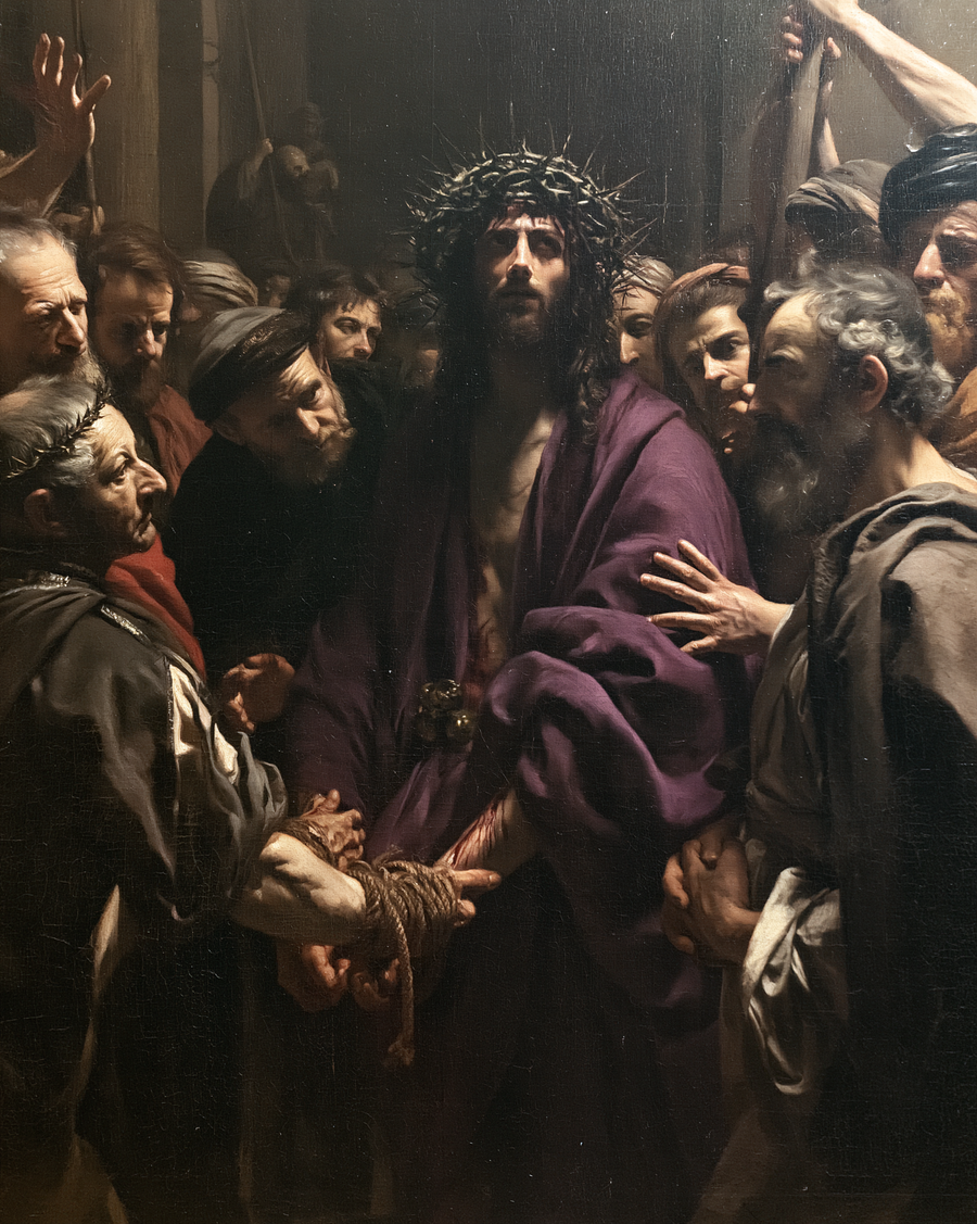 Ecce Homo — Rouge du sacrifice · Portrait n° 20