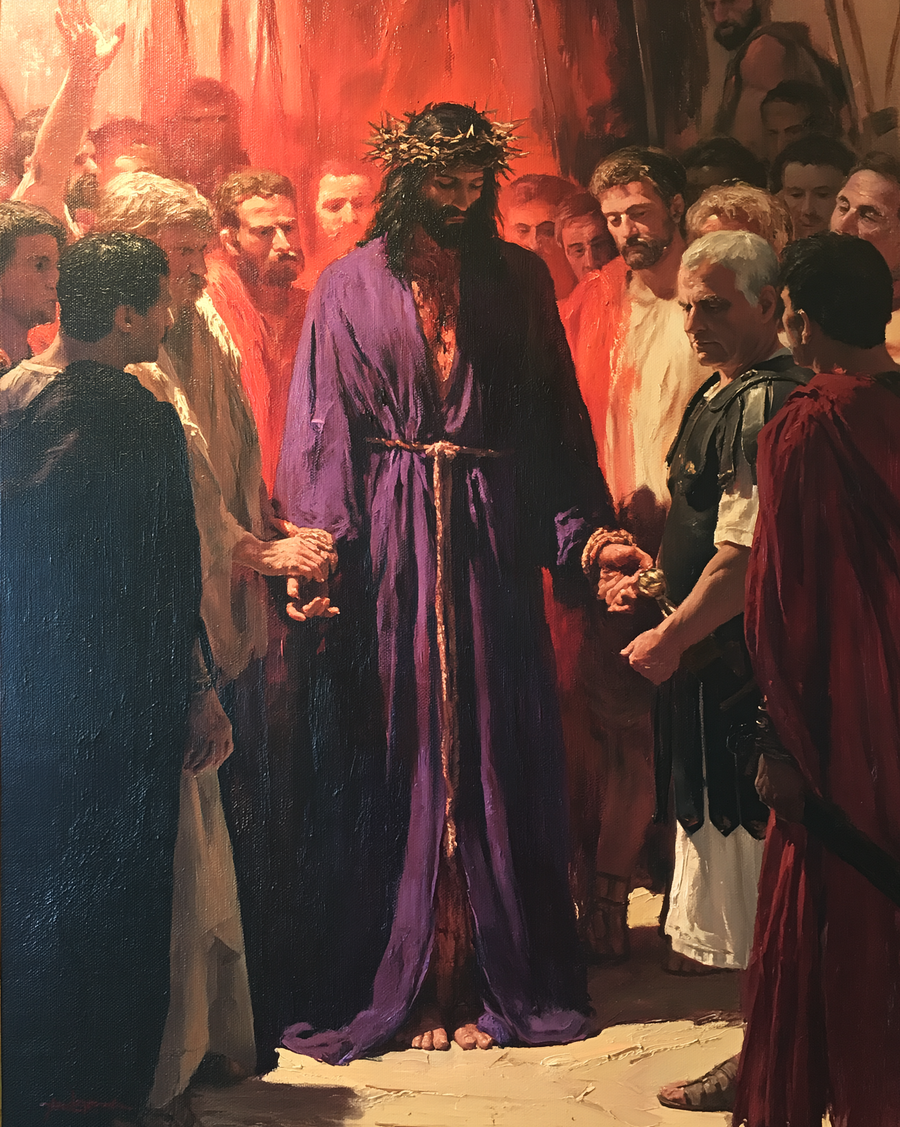 Ecce Homo — Rouge du sacrifice · Portrait n° 23