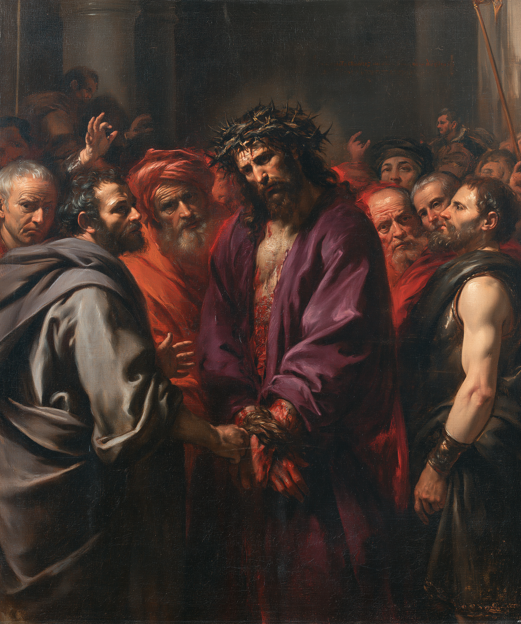 Ecce Homo — Rouge du sacrifice · Portrait n° 24 — aperçu de la finition sélectionnée