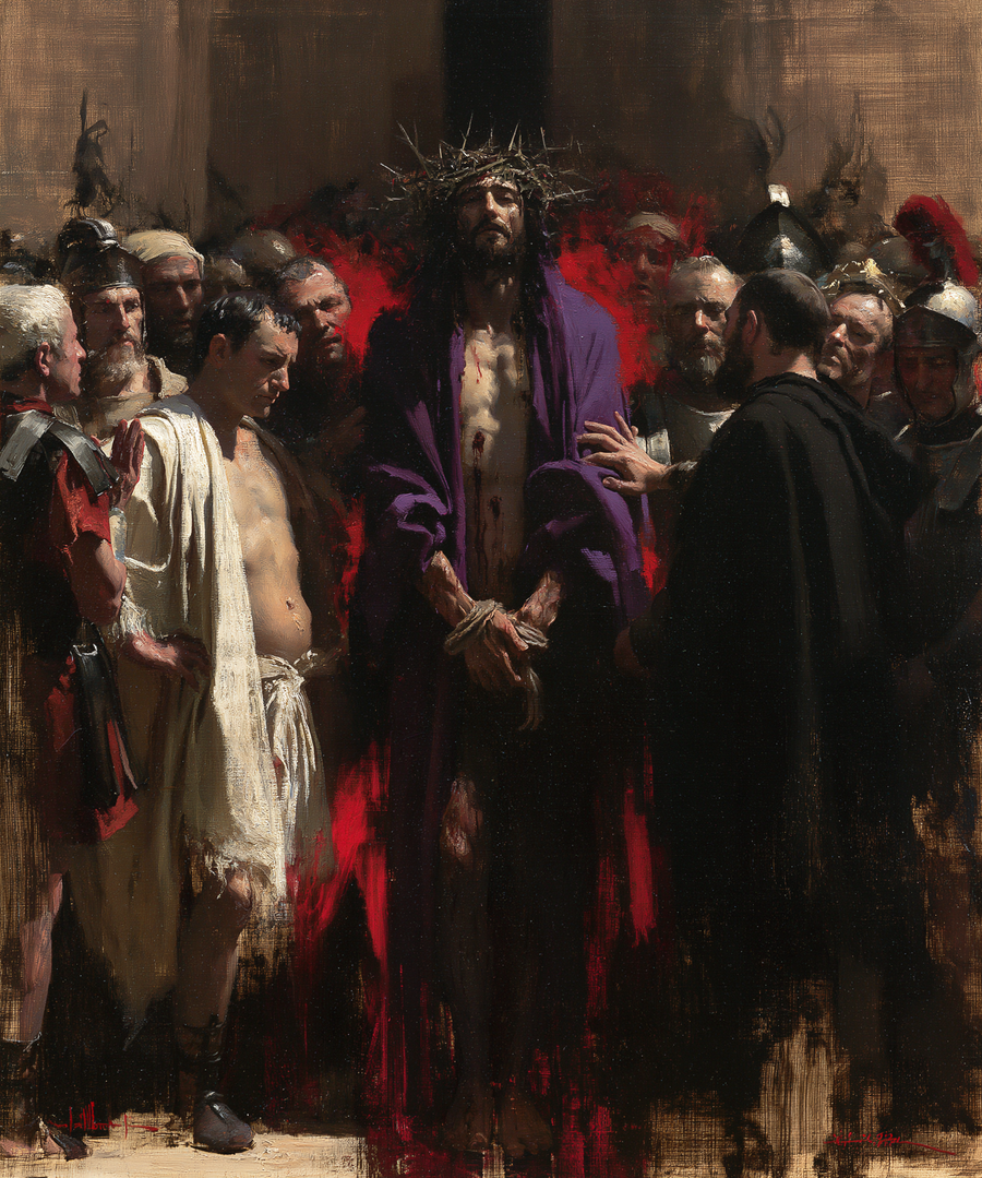 Ecce Homo — Rouge du sacrifice · Portrait n° 26