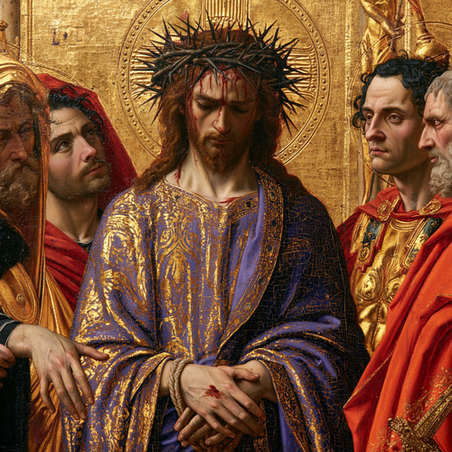 Ecce Homo - Sacred Gold · Square n° 2 - Christian art