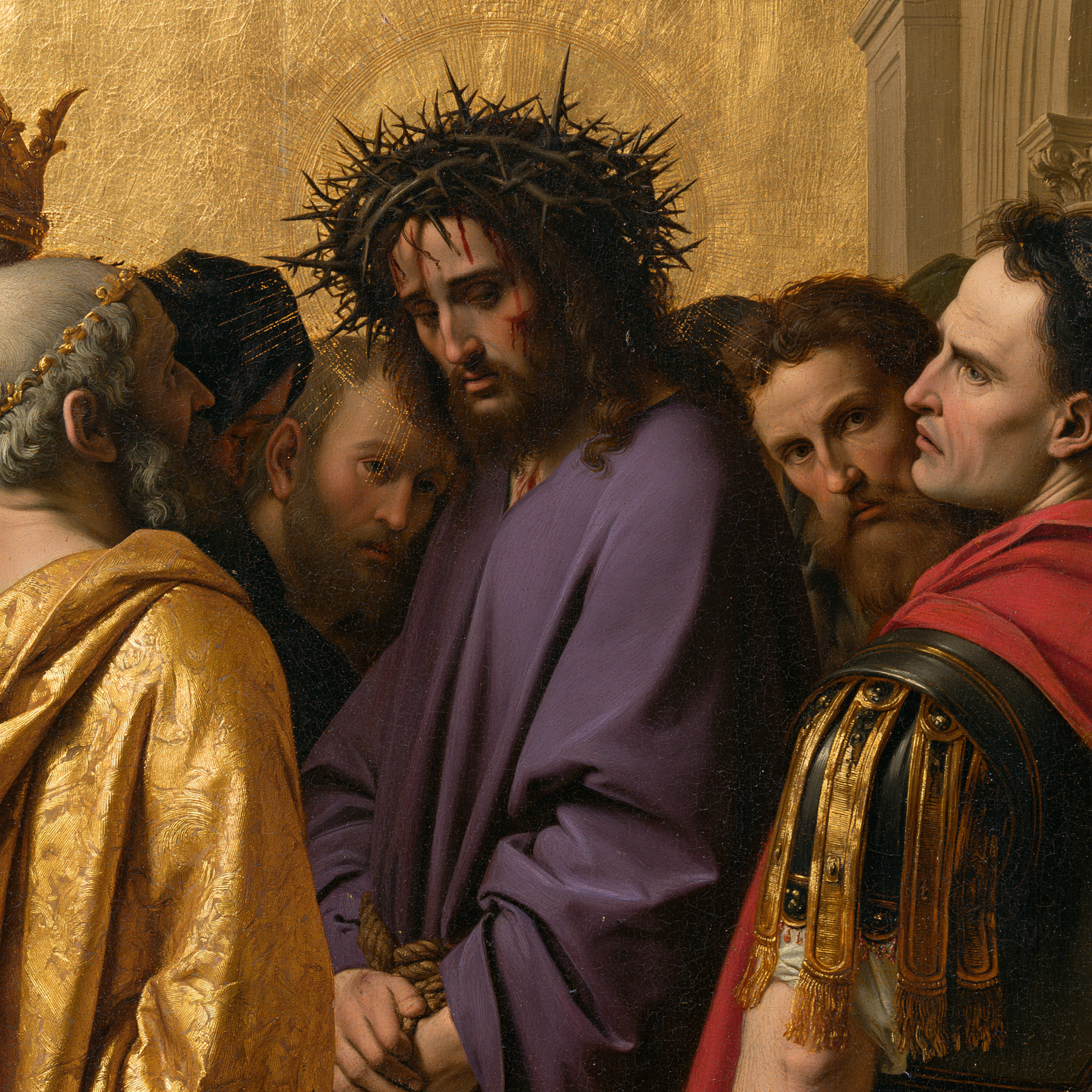 Ecce Homo — Sacré doré · Carré n° 3 — aperçu de la finition sélectionnée