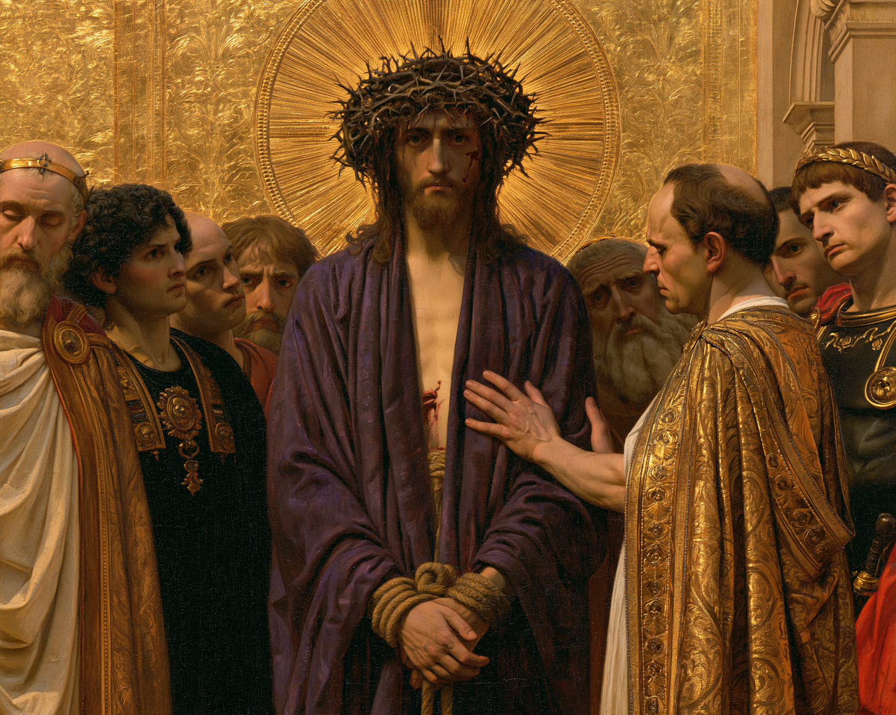 Ecce Homo — Sacré doré · Paysage n° 5 — aperçu de la finition sélectionnée
