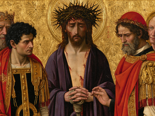 Ecce Homo - Sacred Gold · Landscape n° 6 - Christian art
