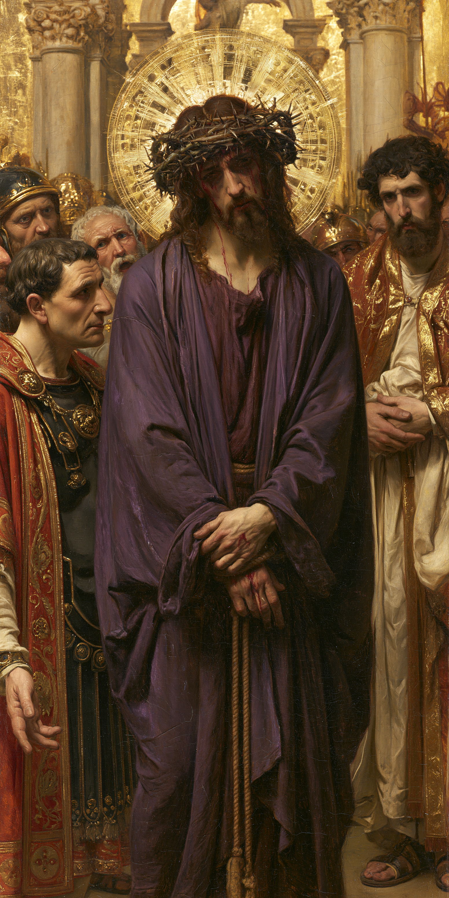 Ecce Homo — Sacré doré · Portrait n° 2 — aperçu de la finition sélectionnée