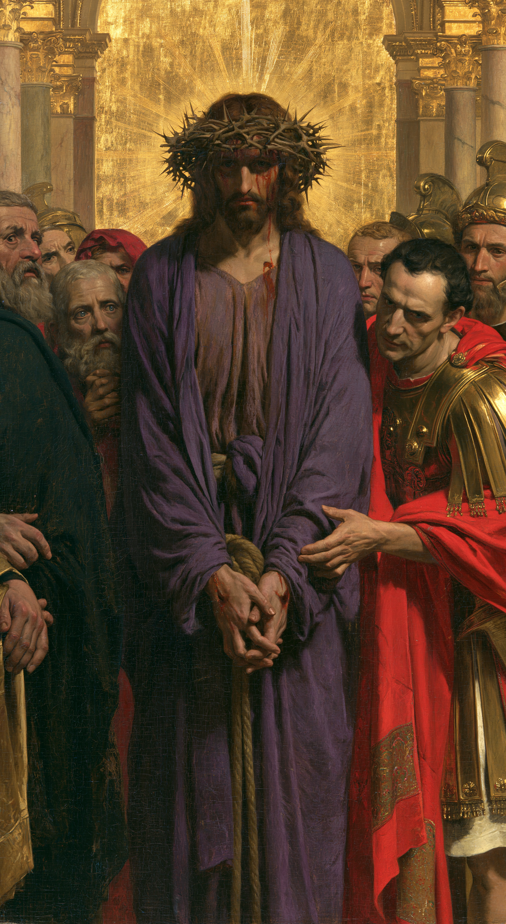 Ecce Homo — Sacré doré · Portrait n° 5 — aperçu de la finition sélectionnée