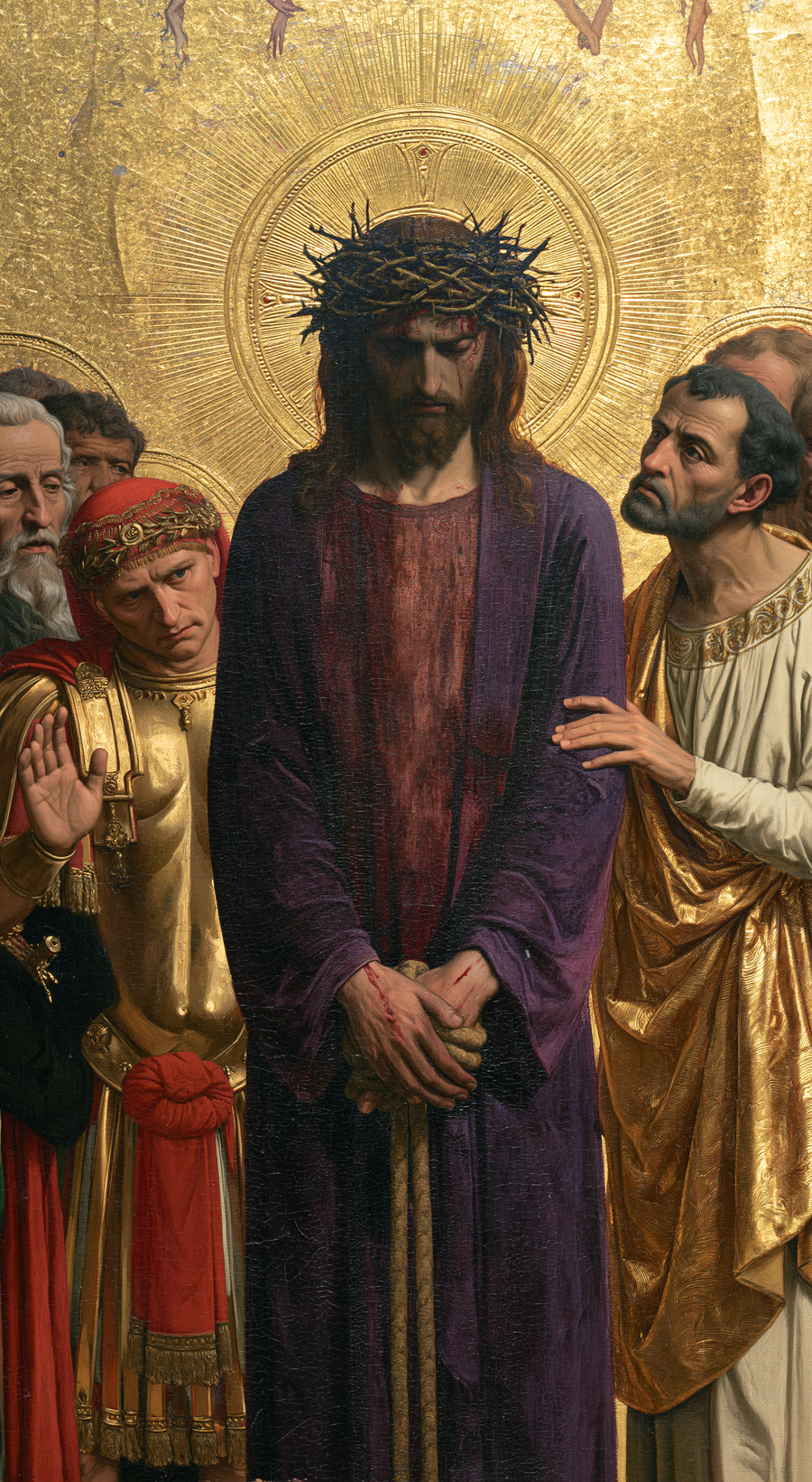 Ecce Homo — Sacré doré · Portrait n° 6