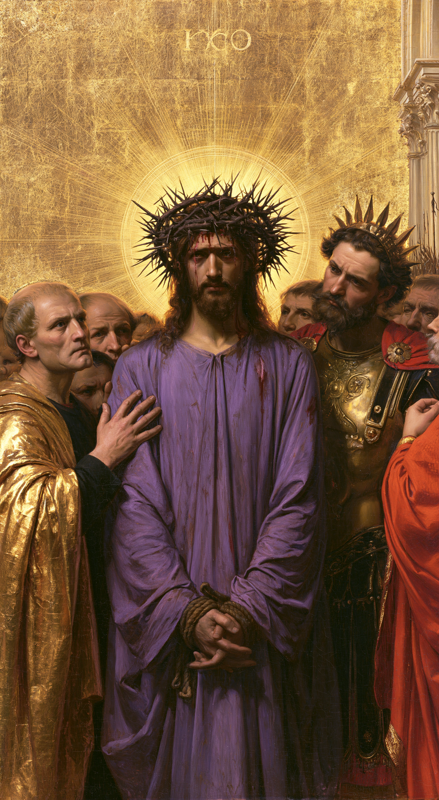 Ecce Homo — Sacré doré · Portrait n° 7