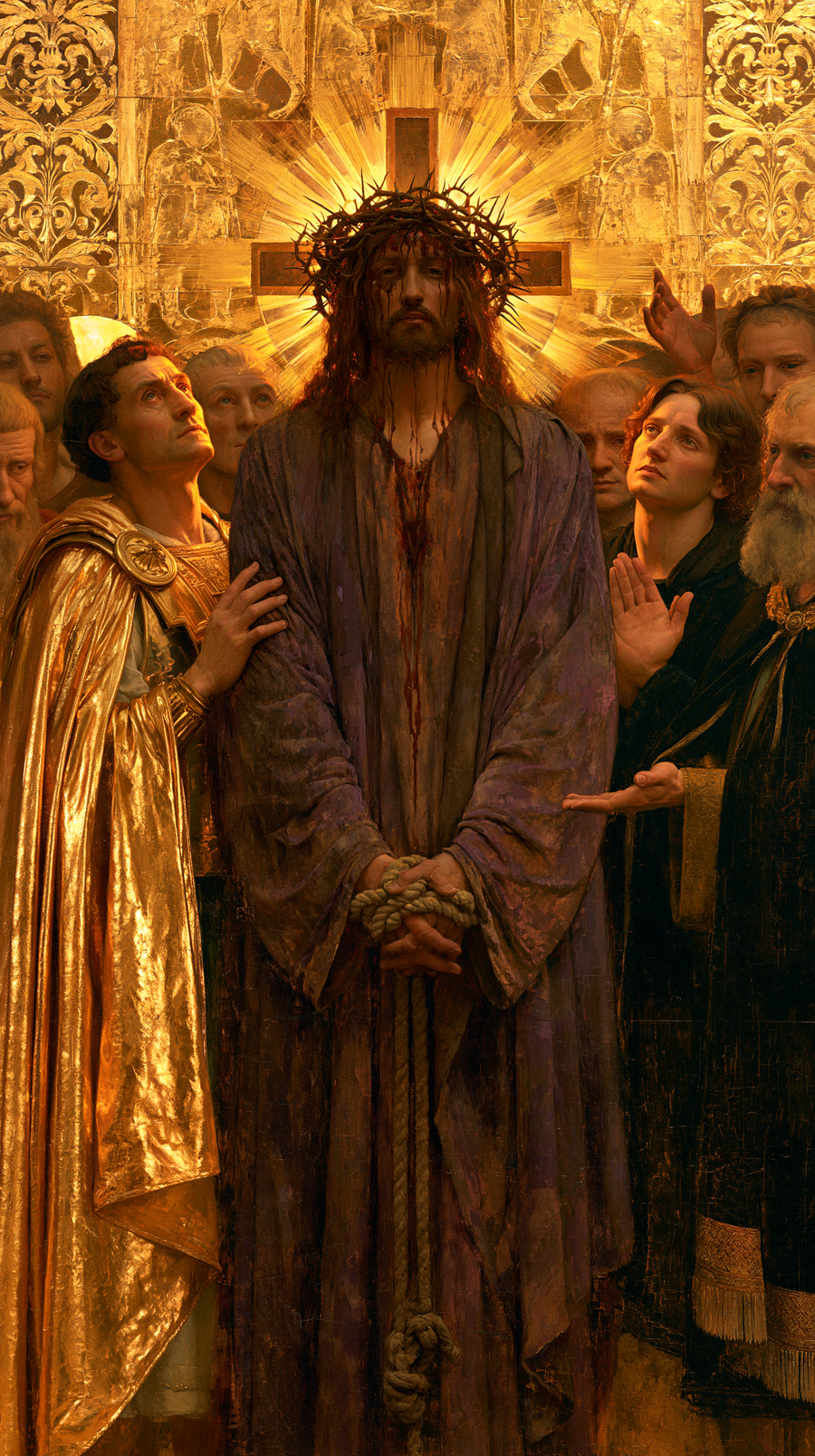 Ecce Homo — Sacré doré · Portrait n° 8