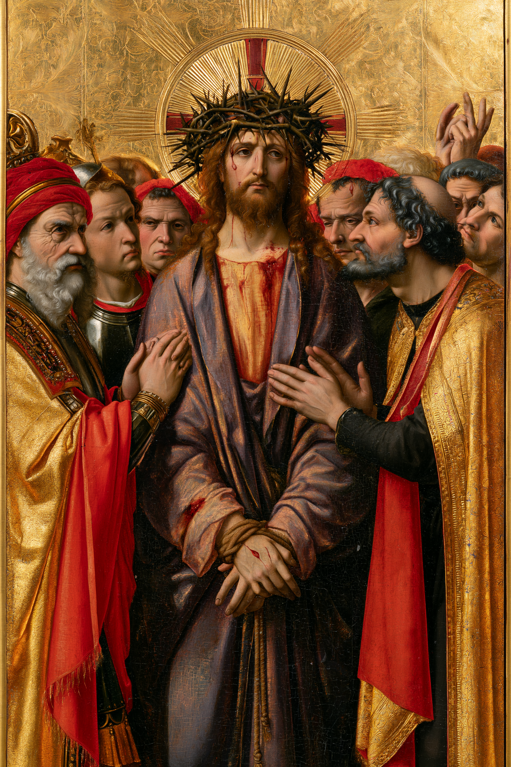 Ecce Homo — Sacré doré · Portrait n° 12 — aperçu de la finition sélectionnée