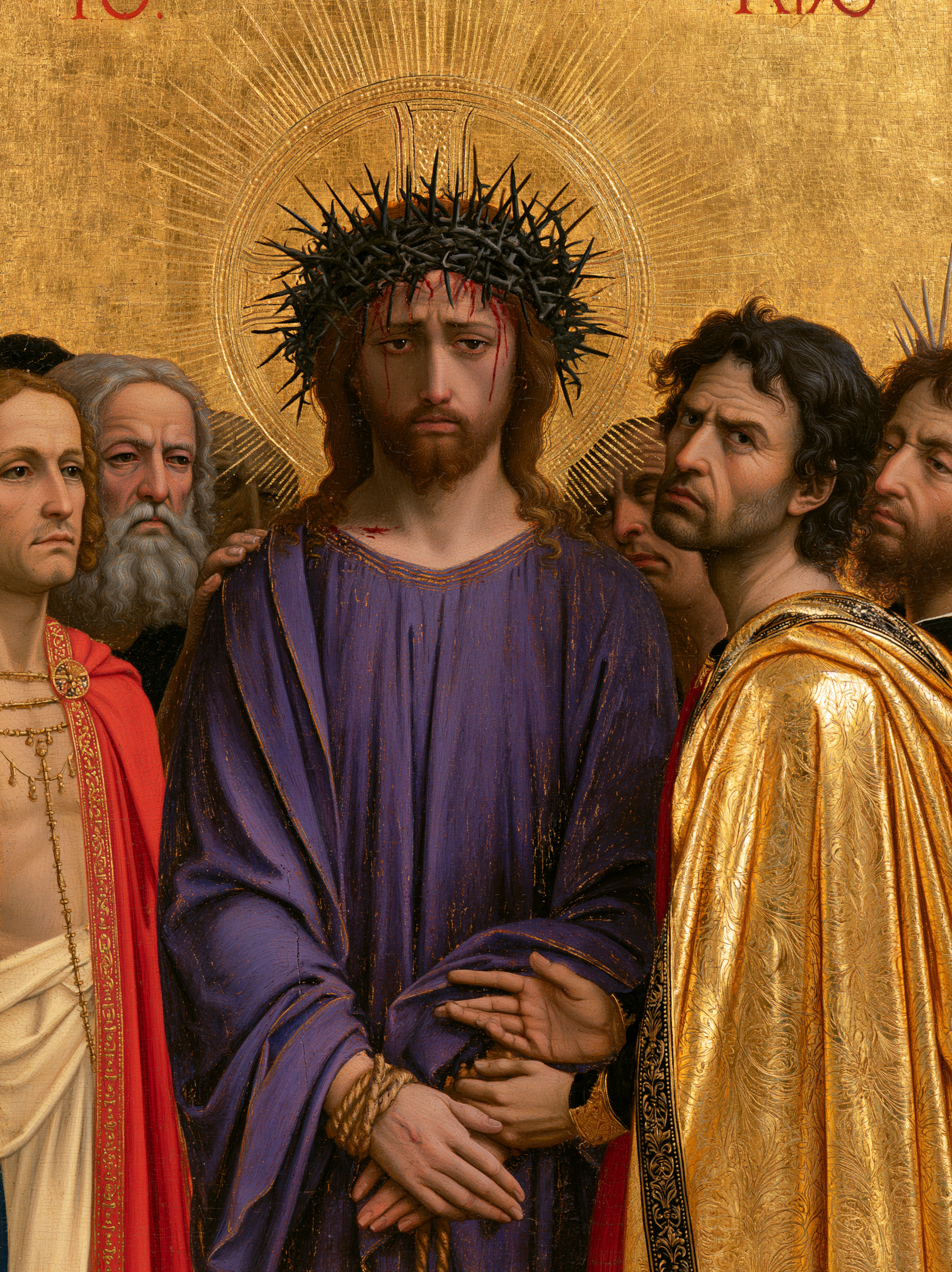 Ecce Homo — Sacré doré · Portrait n° 17 — aperçu de la finition sélectionnée