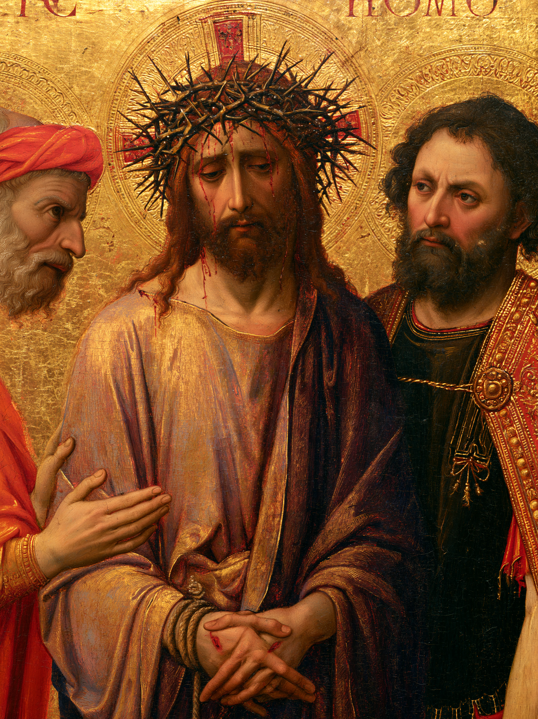 Ecce Homo — Sacré doré · Portrait n° 18 — aperçu de la finition sélectionnée