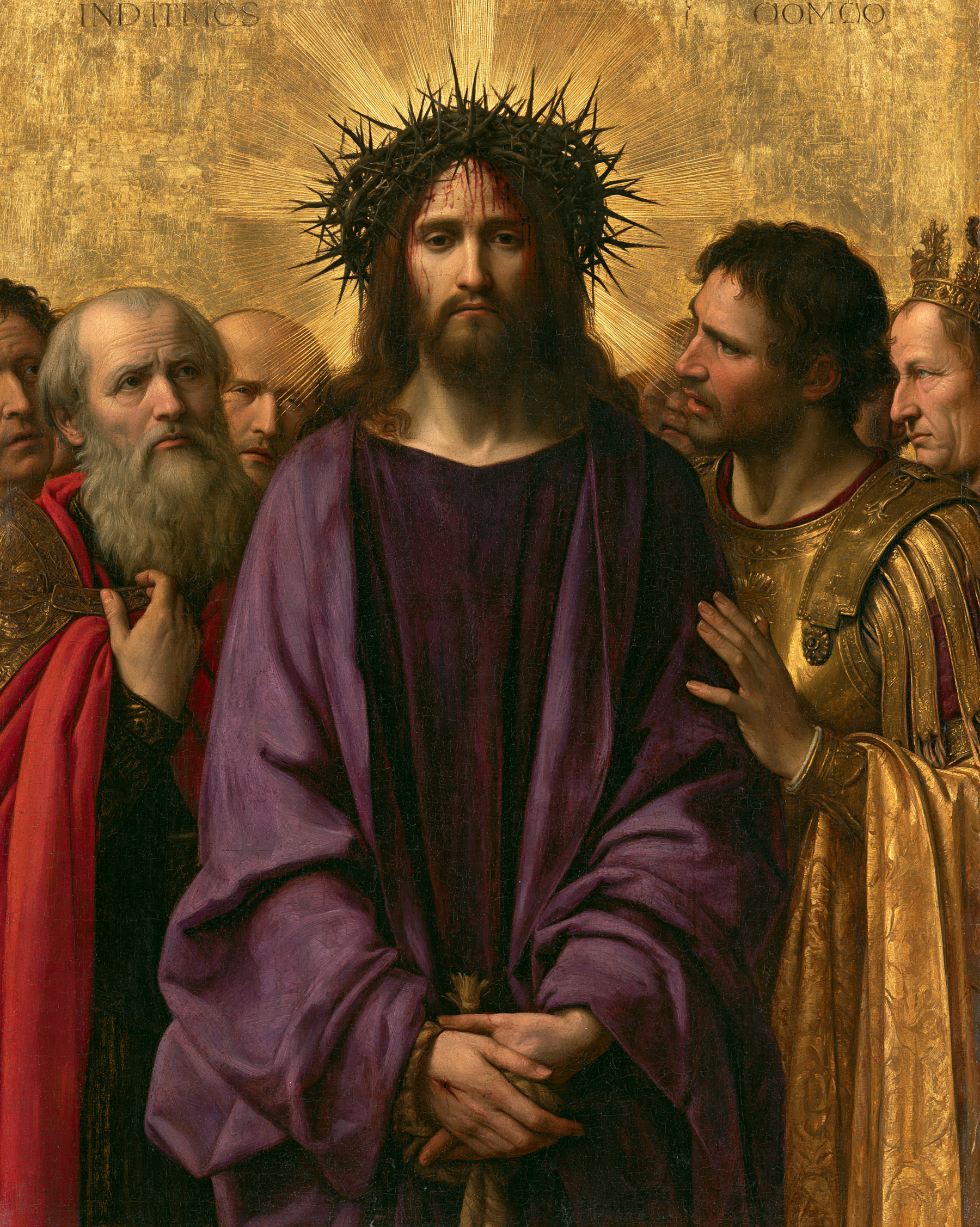 Ecce Homo — Sacré doré · Portrait n° 19 — aperçu de la finition sélectionnée