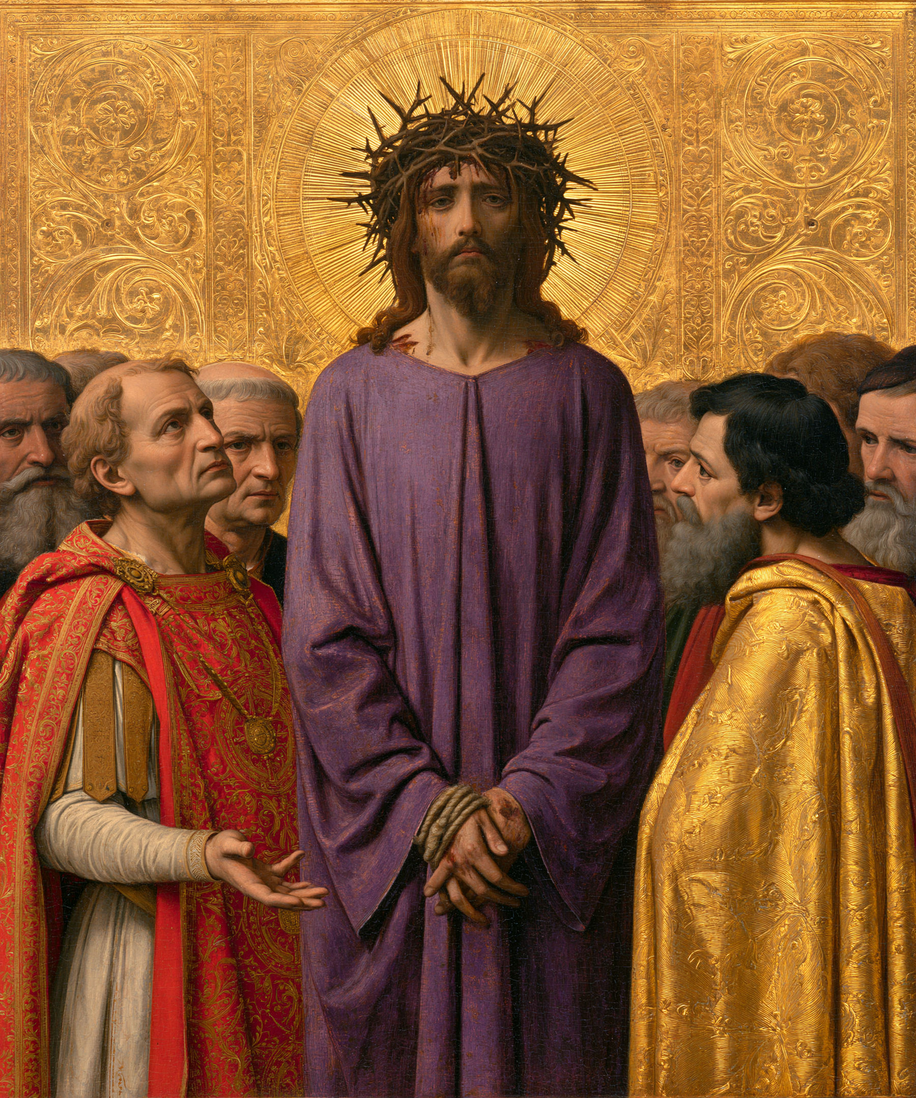 Ecce Homo — Sacré doré · Portrait n° 24 — aperçu de la finition sélectionnée