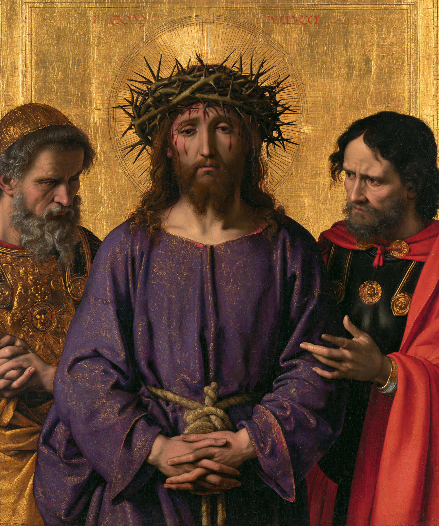 Ecce Homo — Sacré doré · Portrait n° 25 — aperçu de la finition sélectionnée
