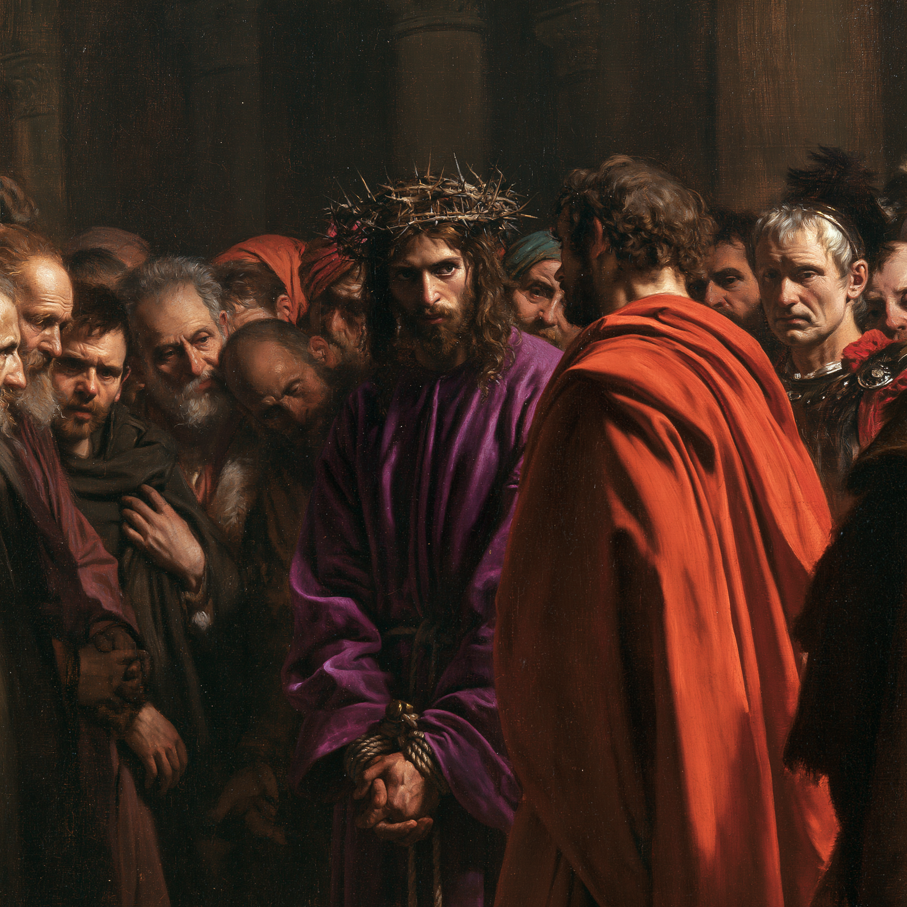 Ecce Homo — Silence sacré · Carré n° 3 — aperçu de la finition sélectionnée
