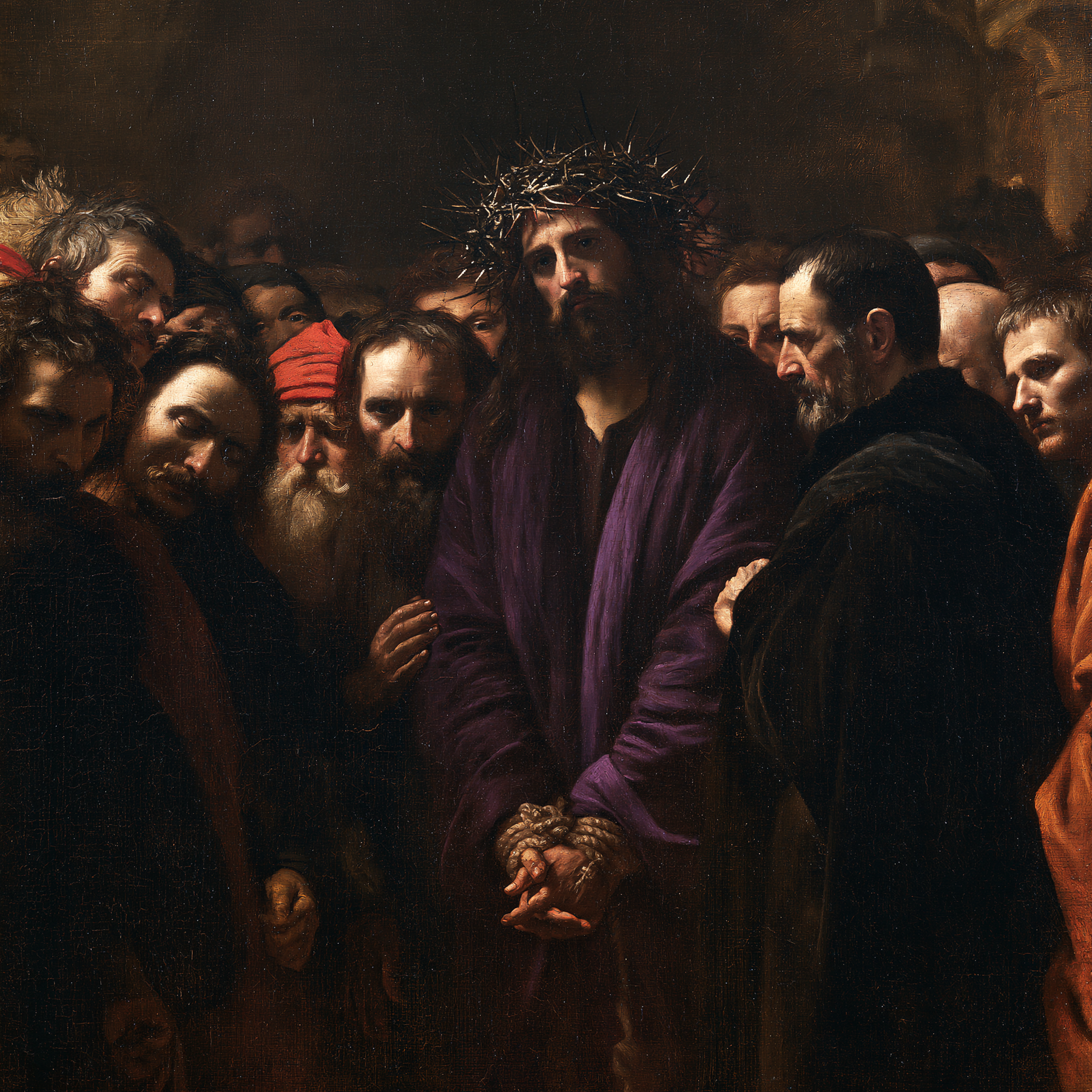 Ecce Homo — Silence sacré · Carré n° 4 — aperçu de la finition sélectionnée