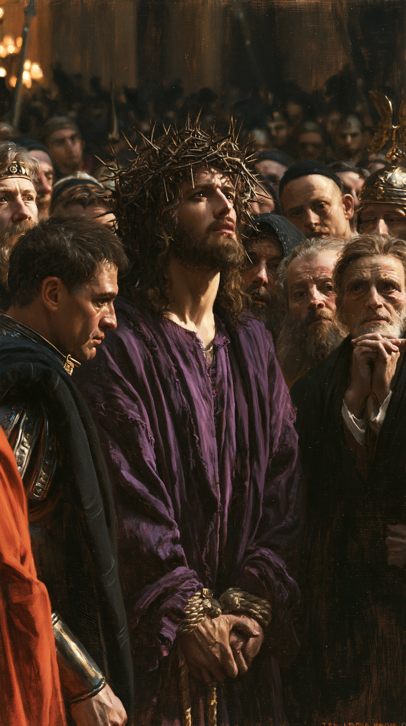 Ecce Homo — Silence sacré · Portrait n° 9 — aperçu de la finition sélectionnée