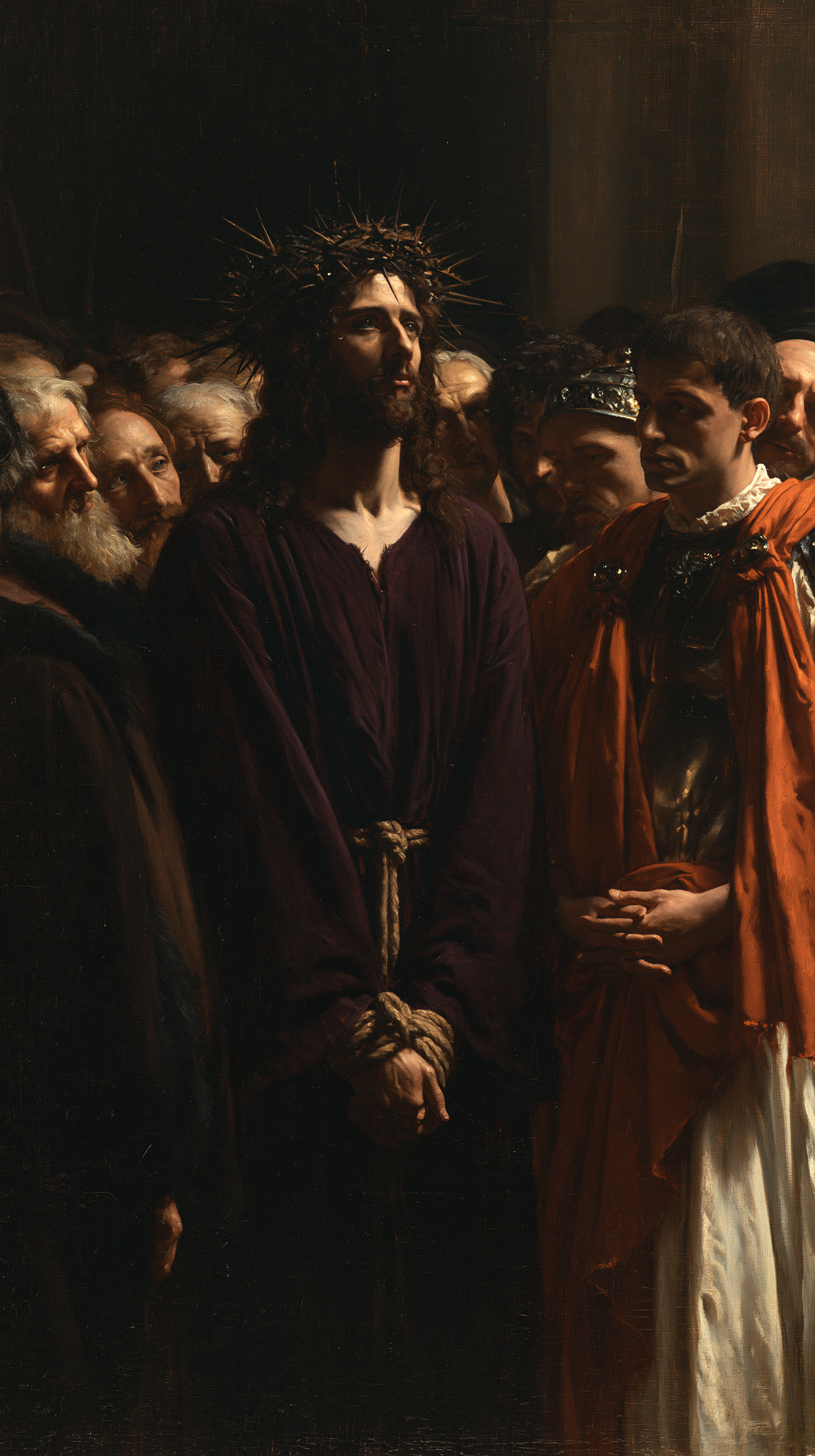 Ecce Homo — Silence sacré · Portrait n° 11 — aperçu de la finition sélectionnée