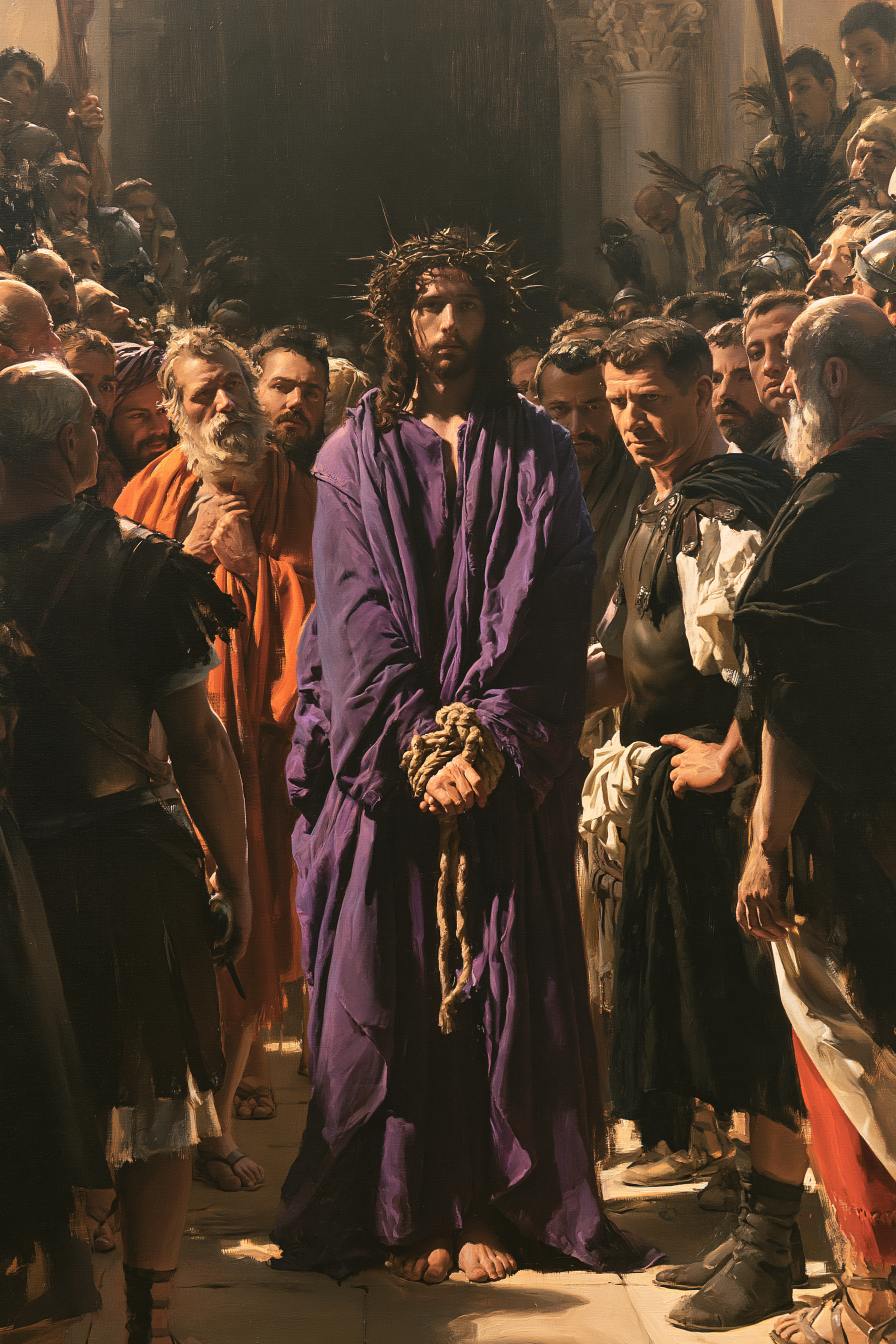 Ecce Homo — Silence sacré · Portrait n° 13 — aperçu de la finition sélectionnée