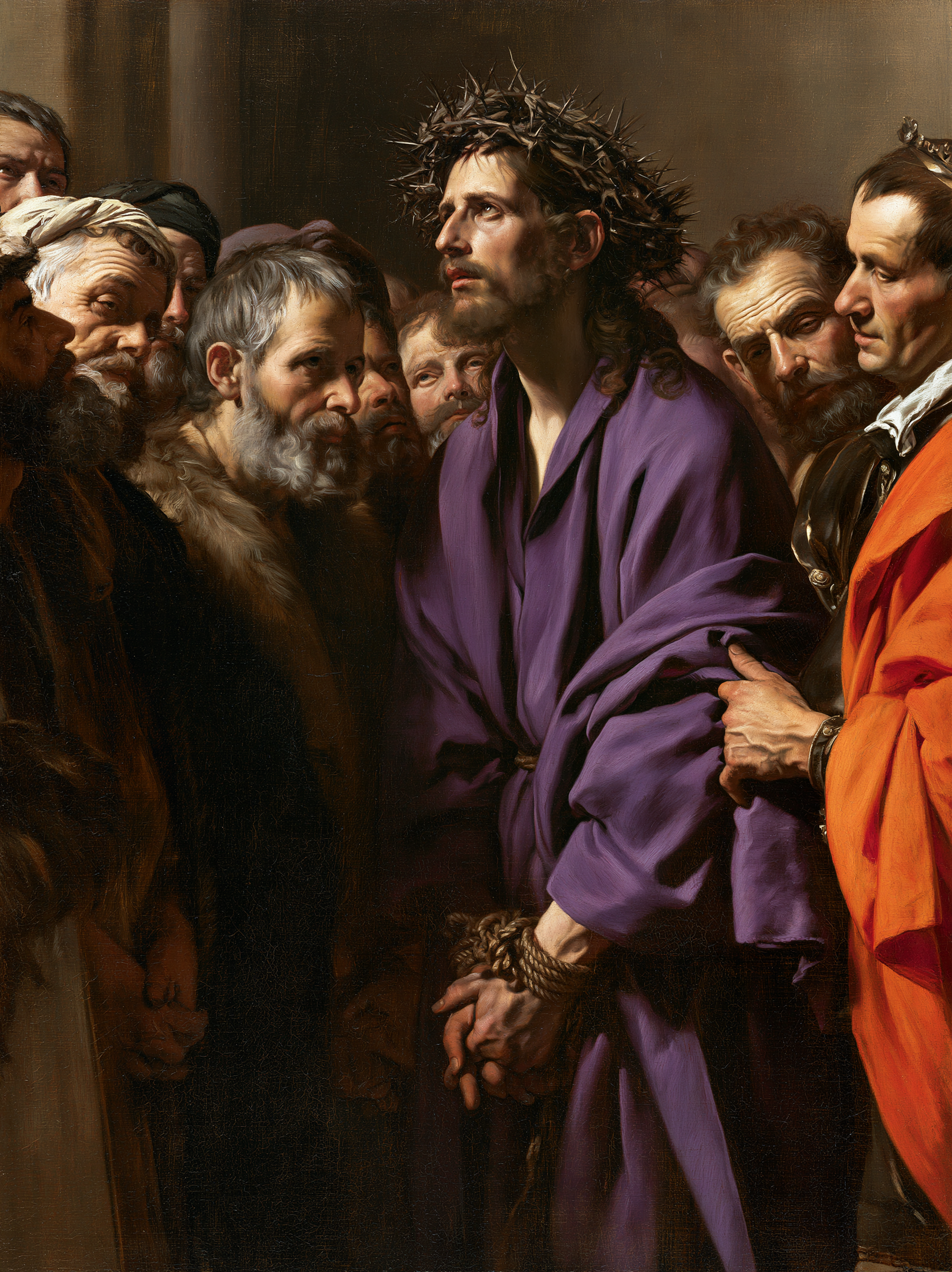 Ecce Homo — Silence sacré · Portrait n° 17 — aperçu de la finition sélectionnée