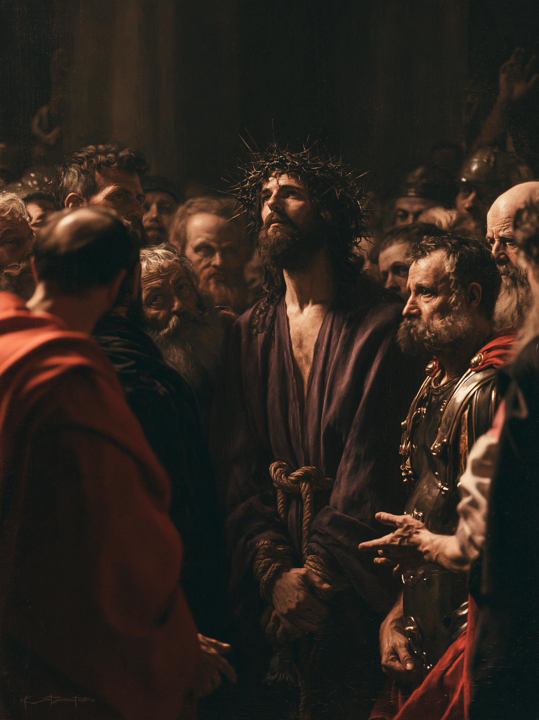 Ecce Homo — Silence sacré · Portrait n° 18 — aperçu de la finition sélectionnée