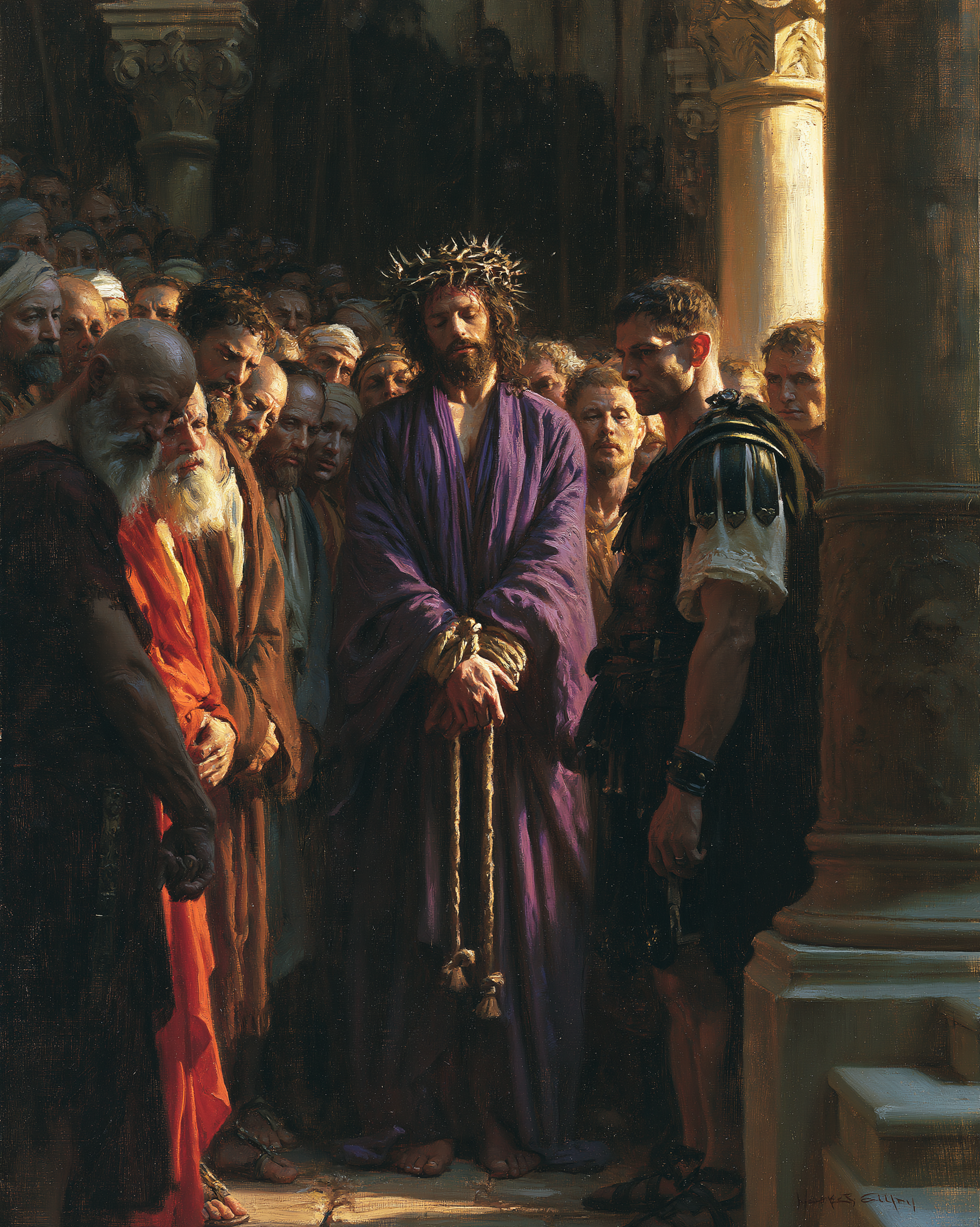Ecce Homo — Silence sacré · Portrait n° 21 — aperçu de la finition sélectionnée