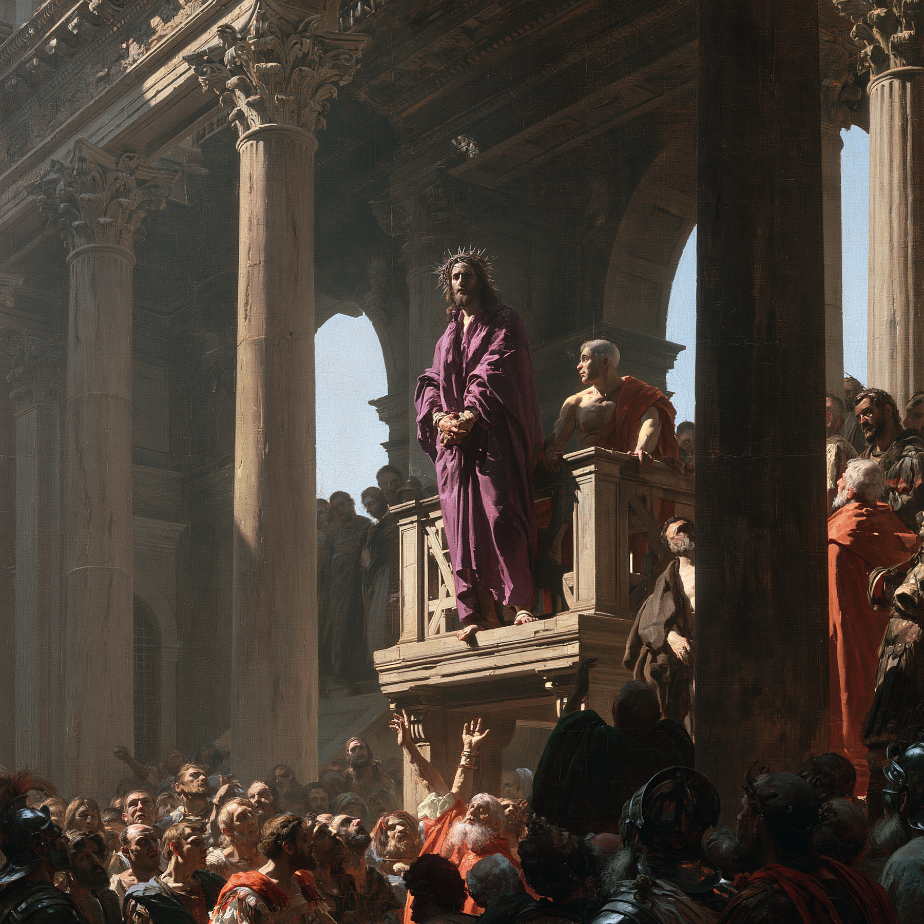 Ecce Homo — Vue monumentale sacrée · Carré n° 2 — aperçu de la finition sélectionnée