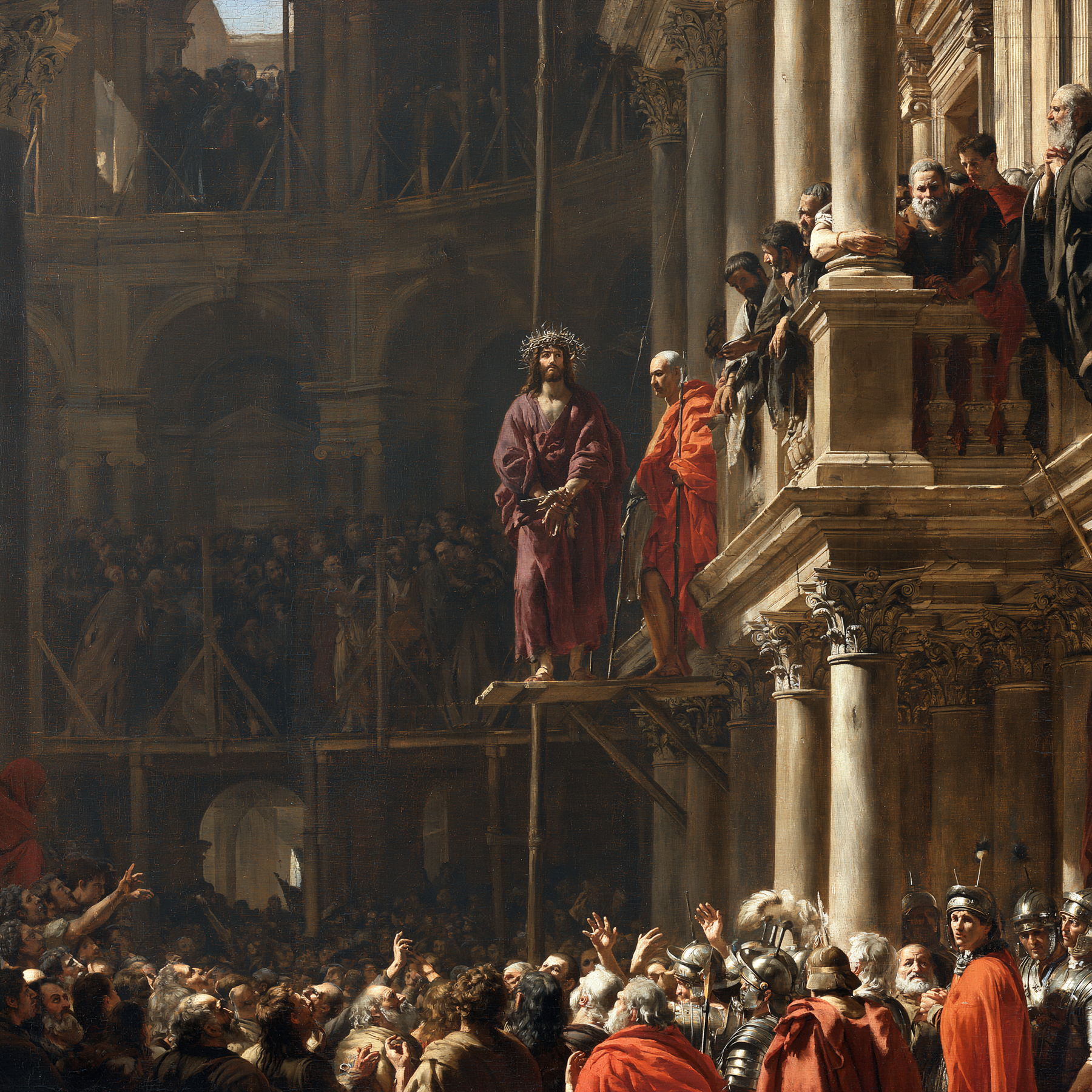 Ecce Homo — Vue monumentale sacrée · Carré n° 3 — aperçu de la finition sélectionnée