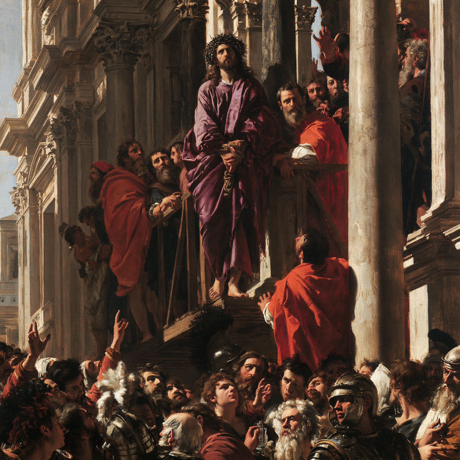 Ecce Homo — Vue monumentale sacrée · Carré n° 4 — aperçu de la finition sélectionnée